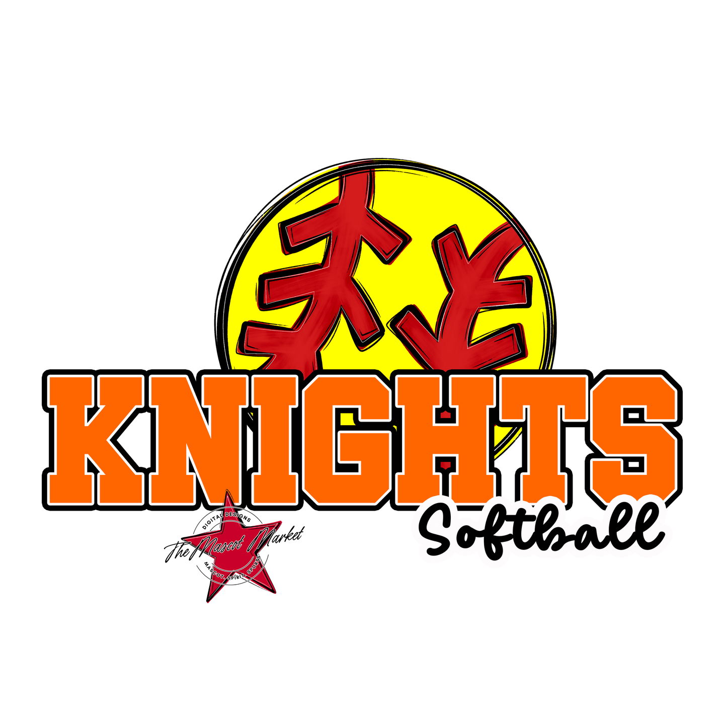 Knights Varsity Softball-Orange