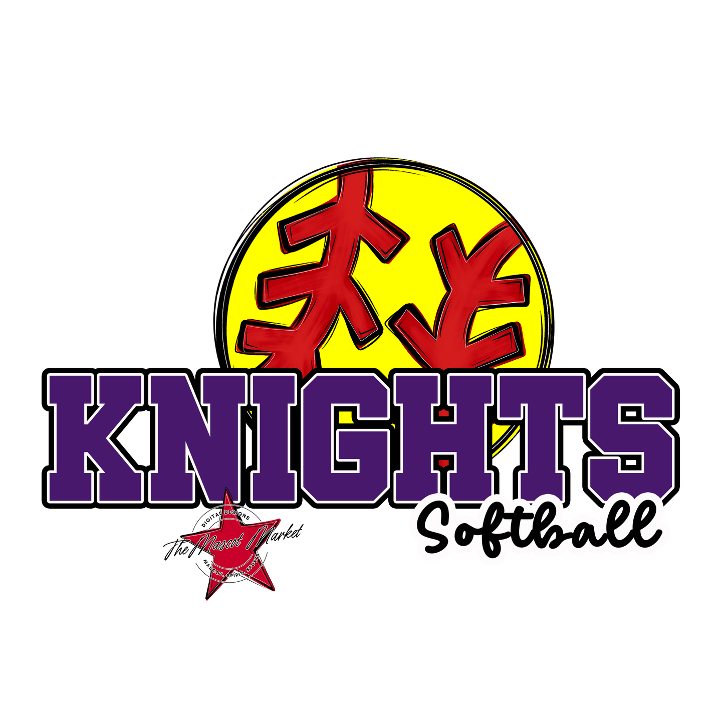 Knights Varsity Softball-Purple