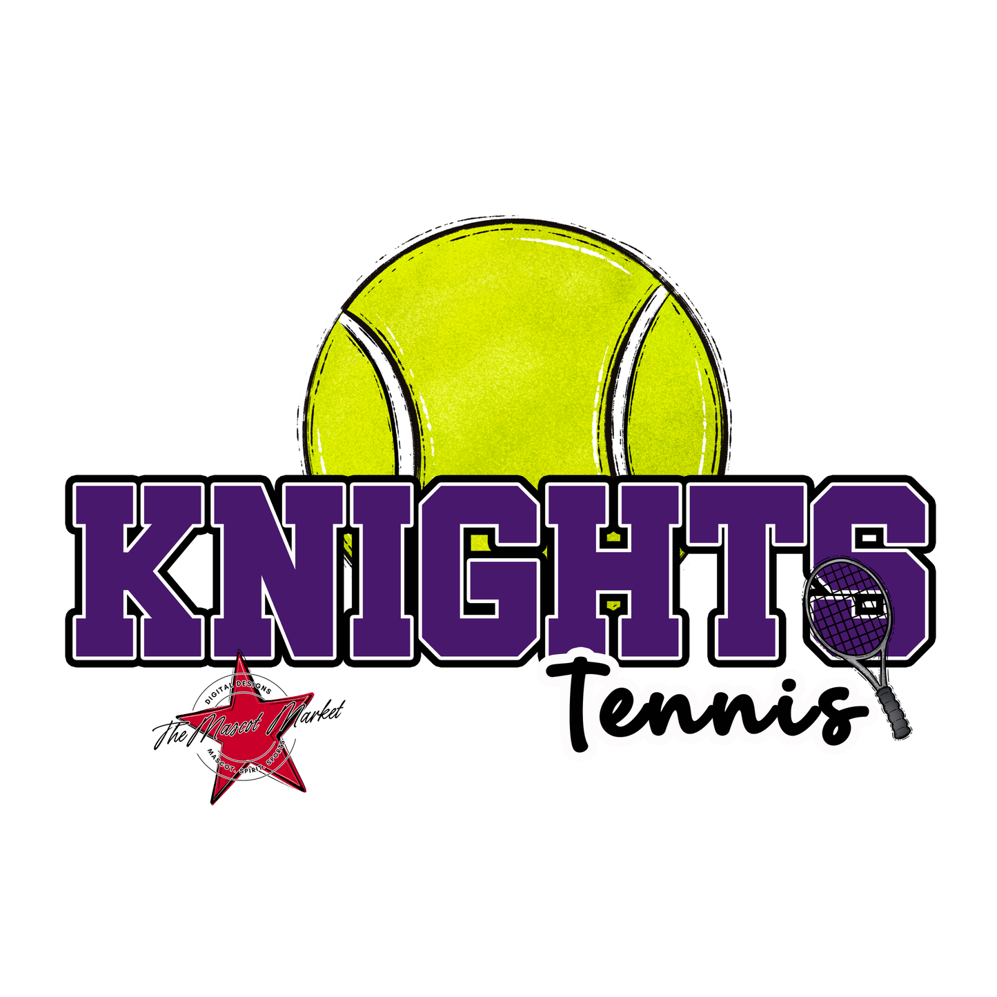 Knights Varsity Tennis-Purple