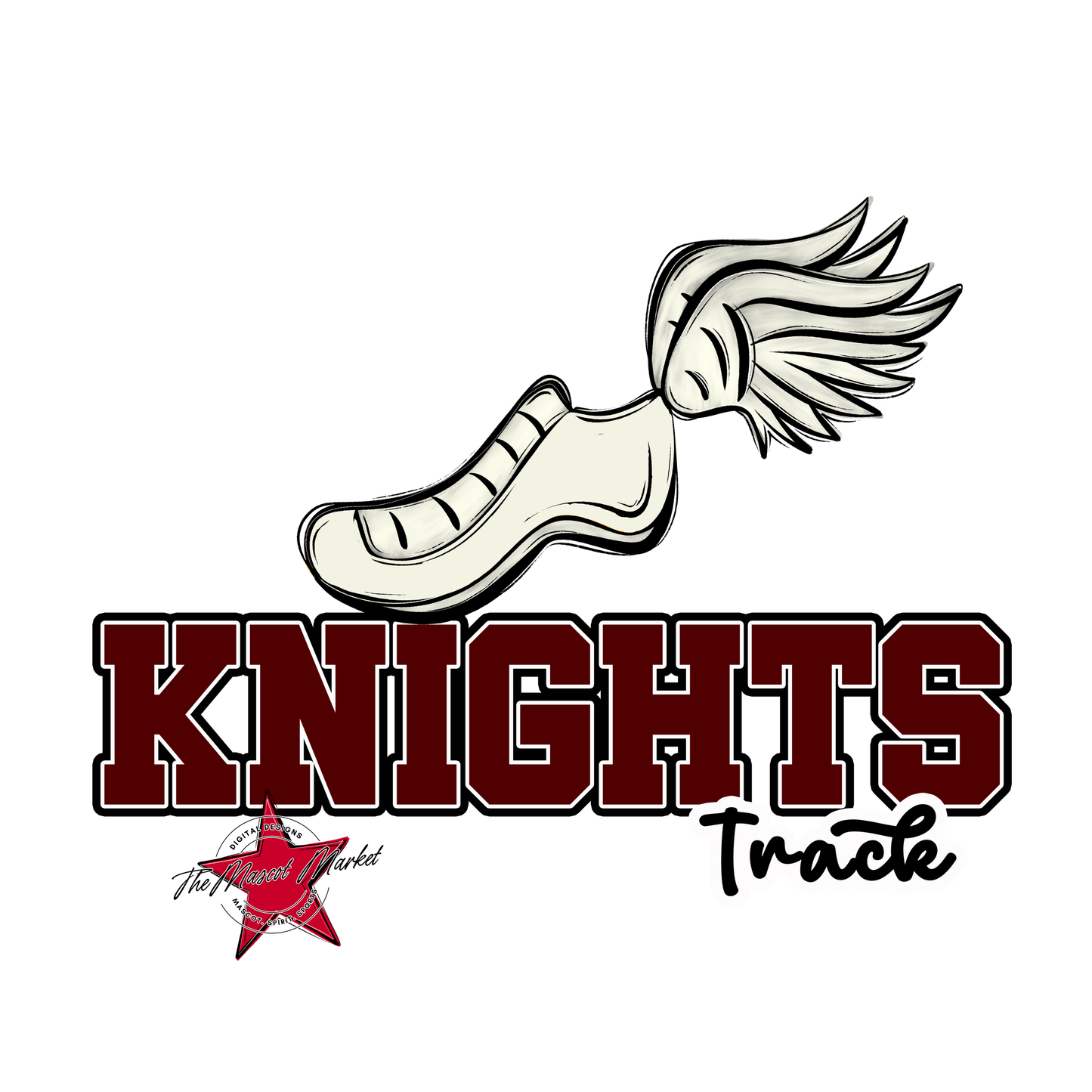 Knights Varsity Track-Maroon