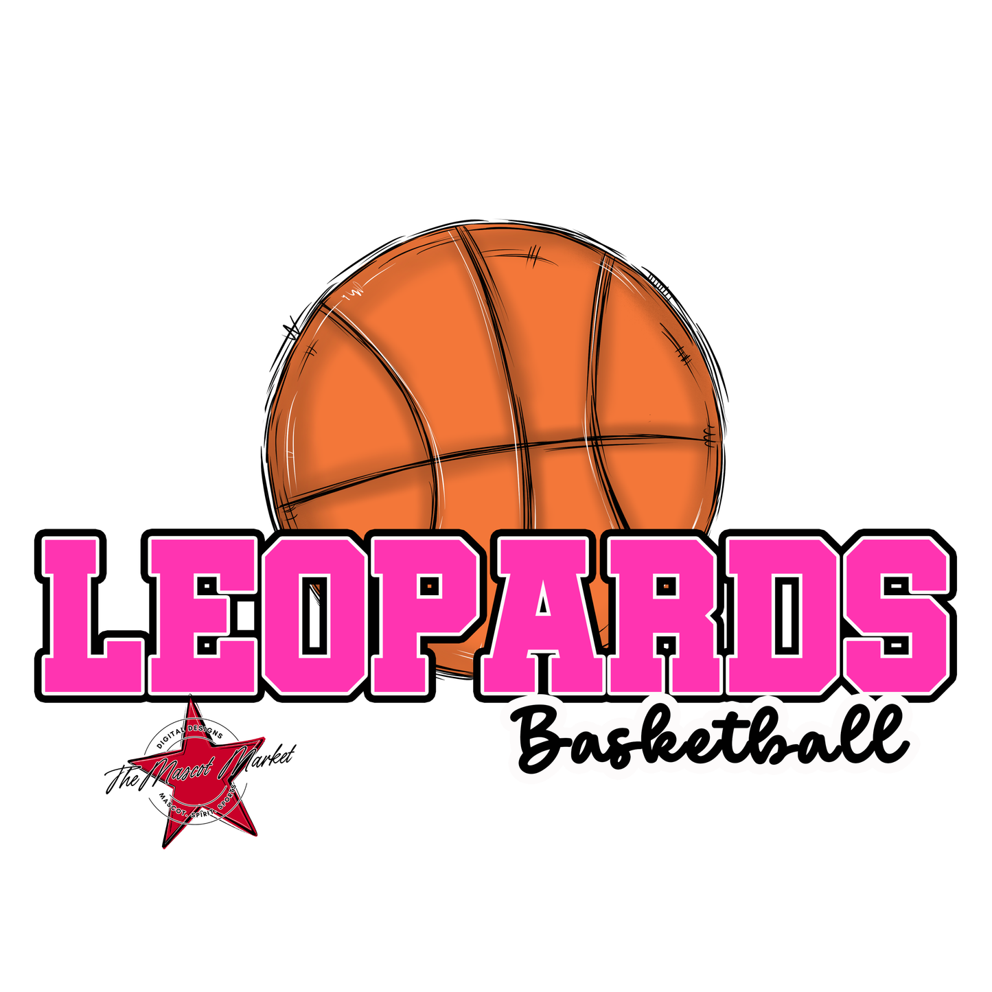 Leopards Varsity Basketball-Pink