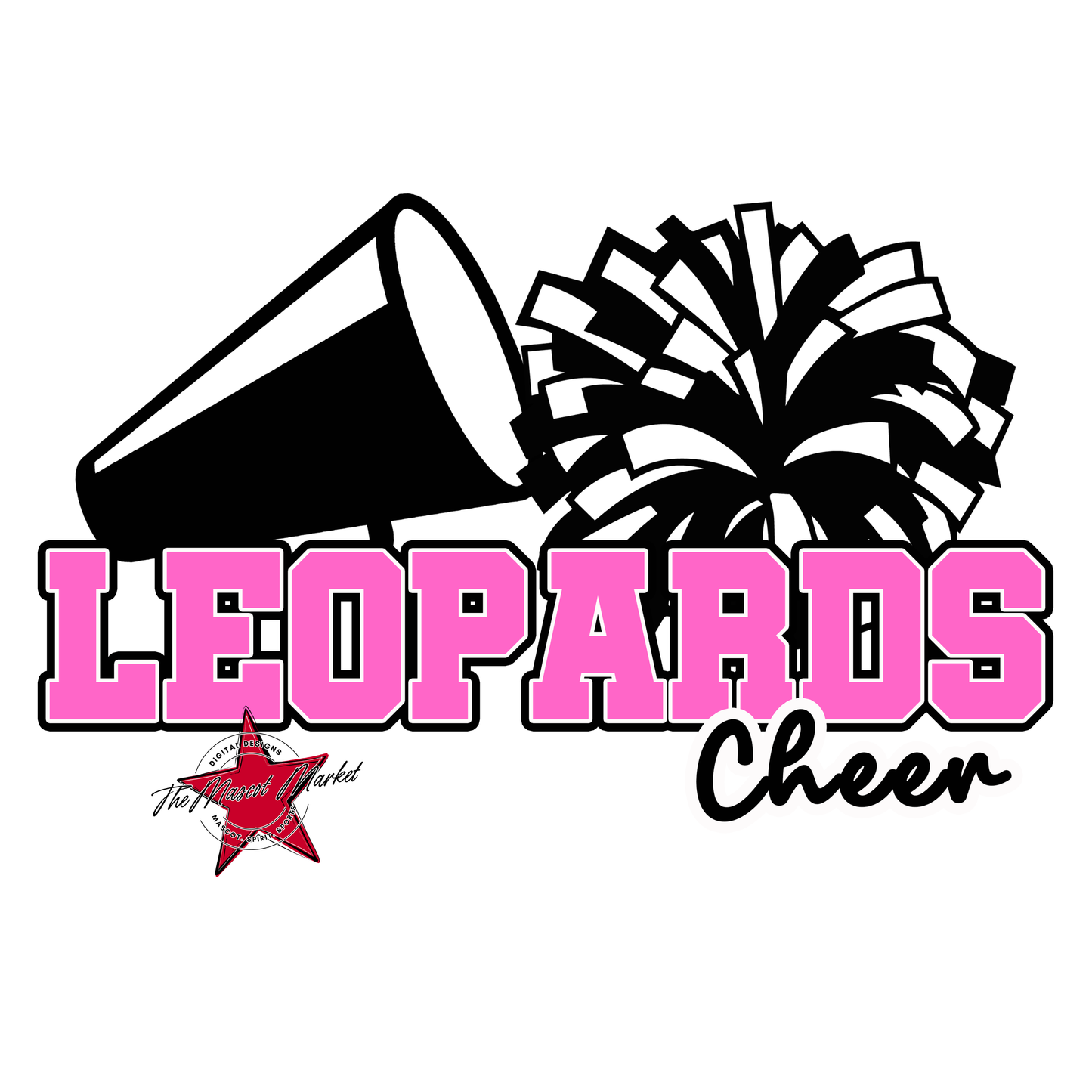 Leopards Varsity Cheer-Baby Pink