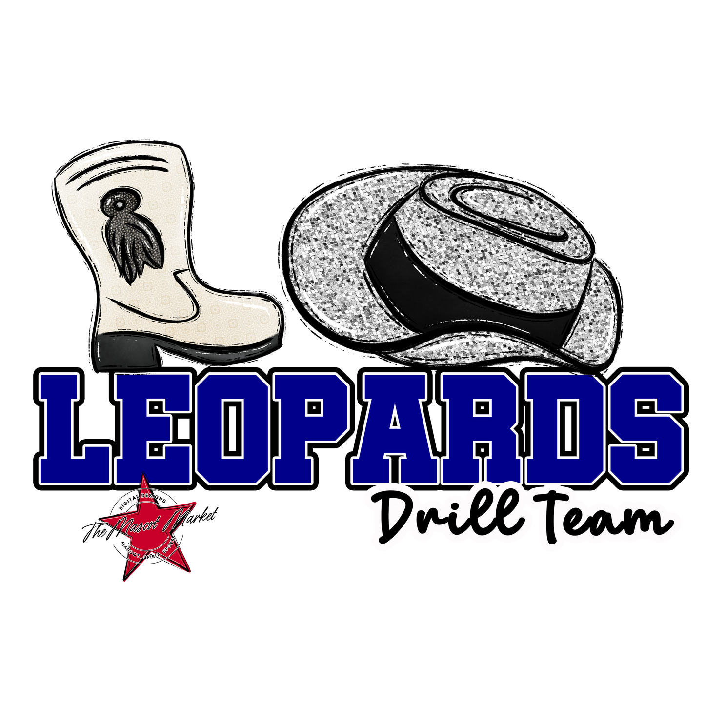 Leopards Varsity Drillteam-Blue