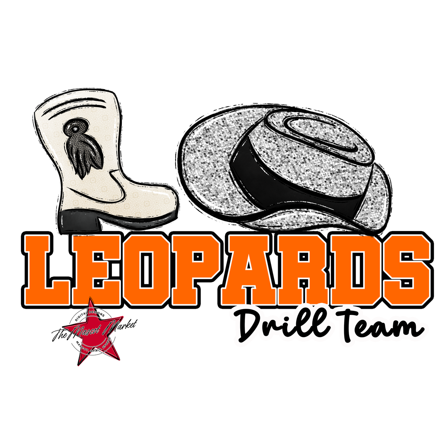 Leopards Varsity Drillteam-Orange
