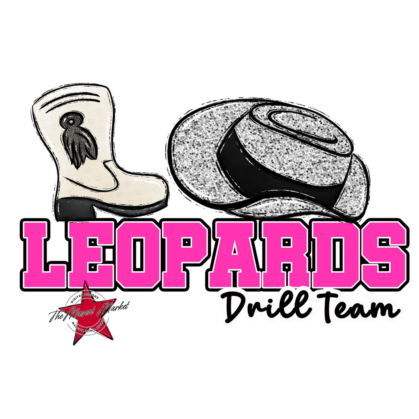 Leopards Varsity Drillteam-Pink