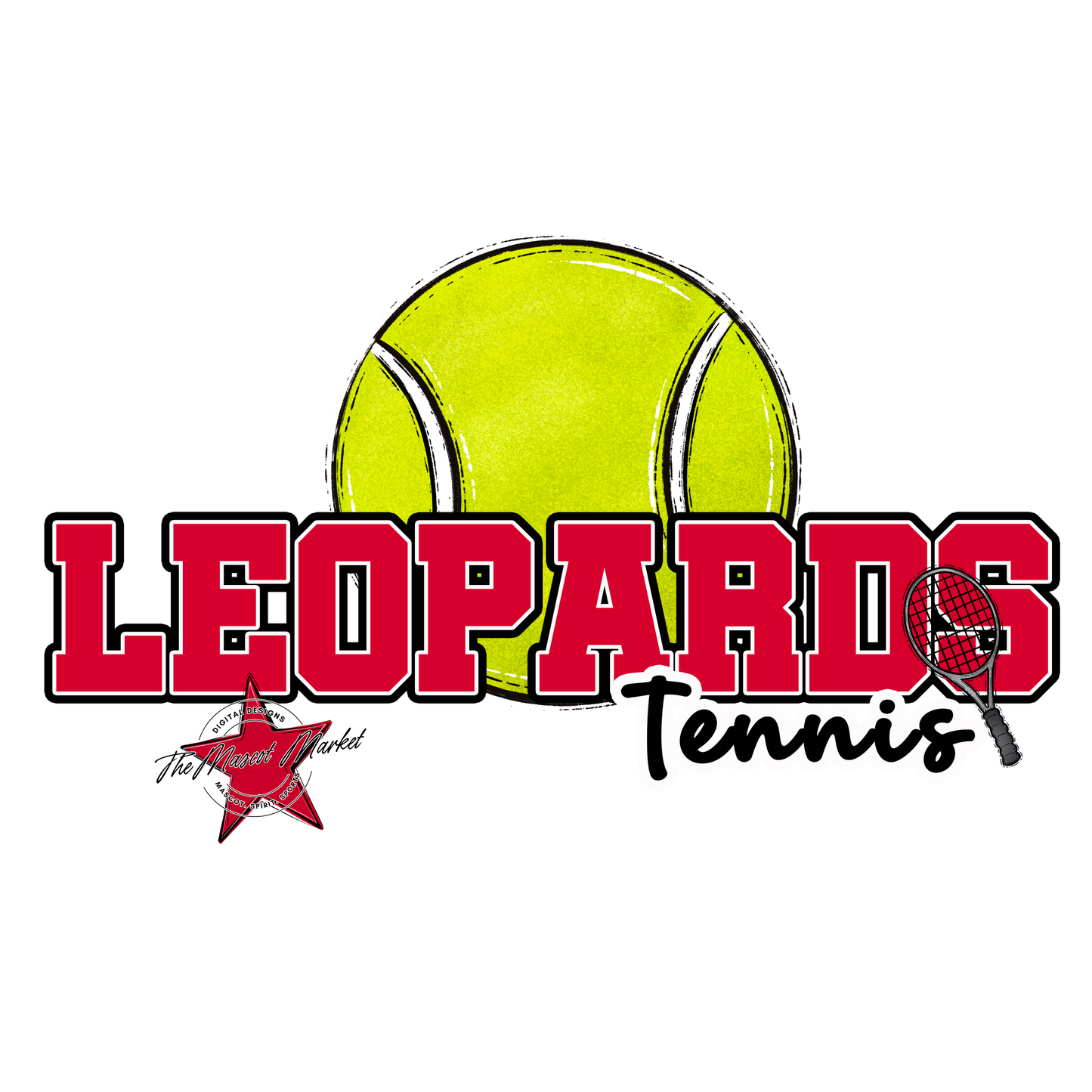 Leopards Varsity Tennis-Red