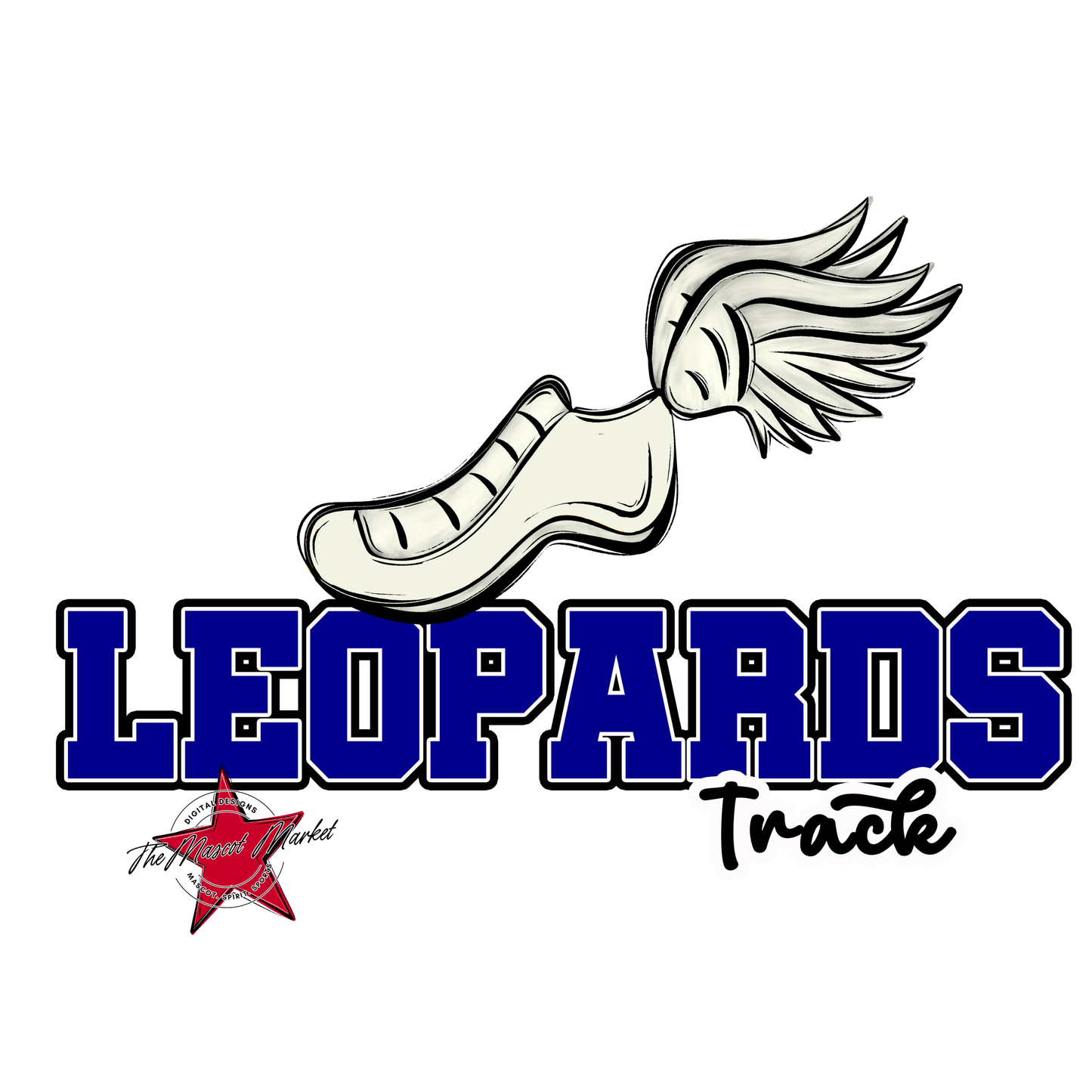 Leopards Varsity Track-Blue