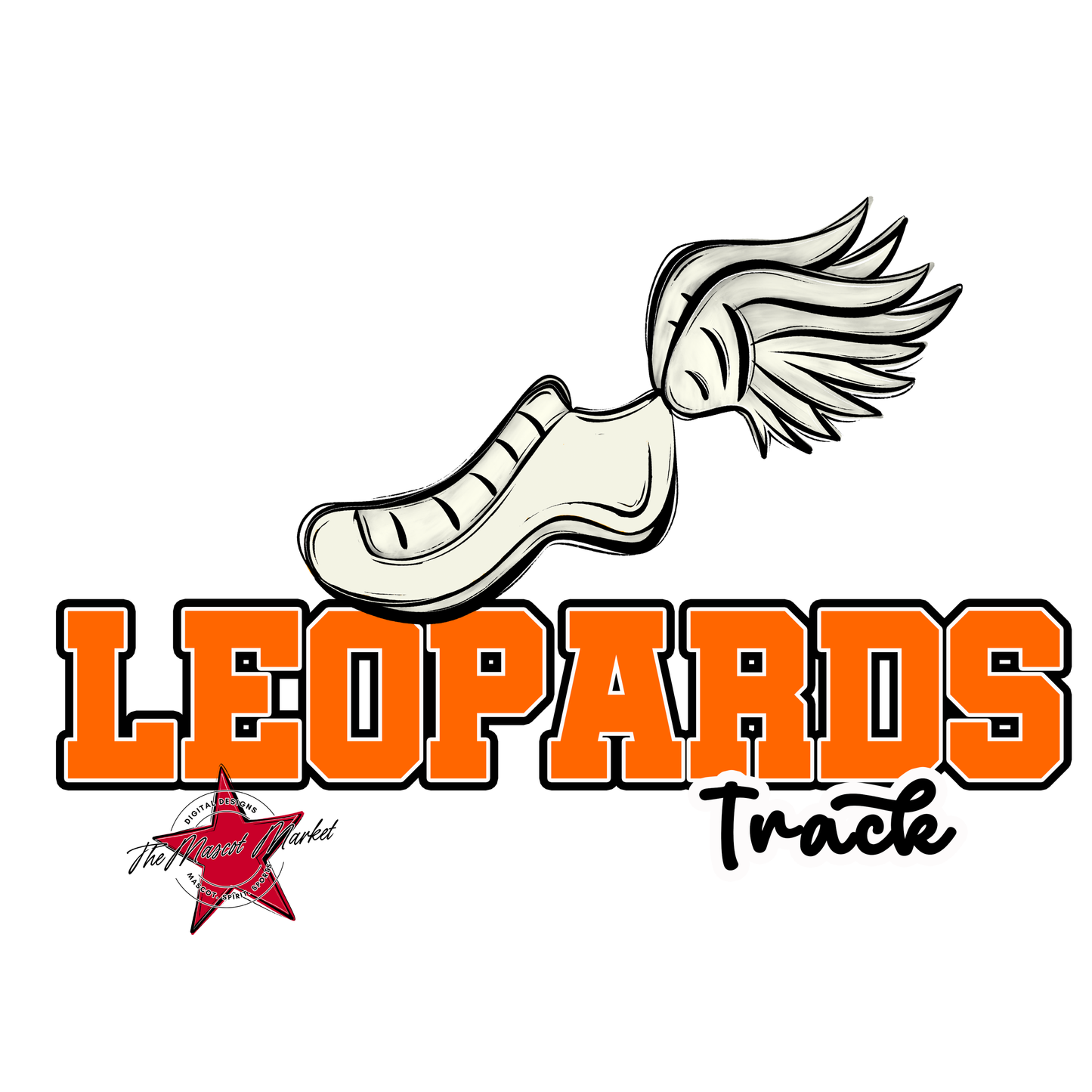 Leopards Varsity Track-Orange