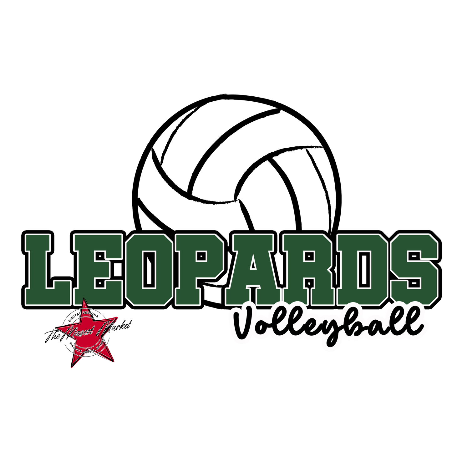Leopards Varsity Volleyball-Green