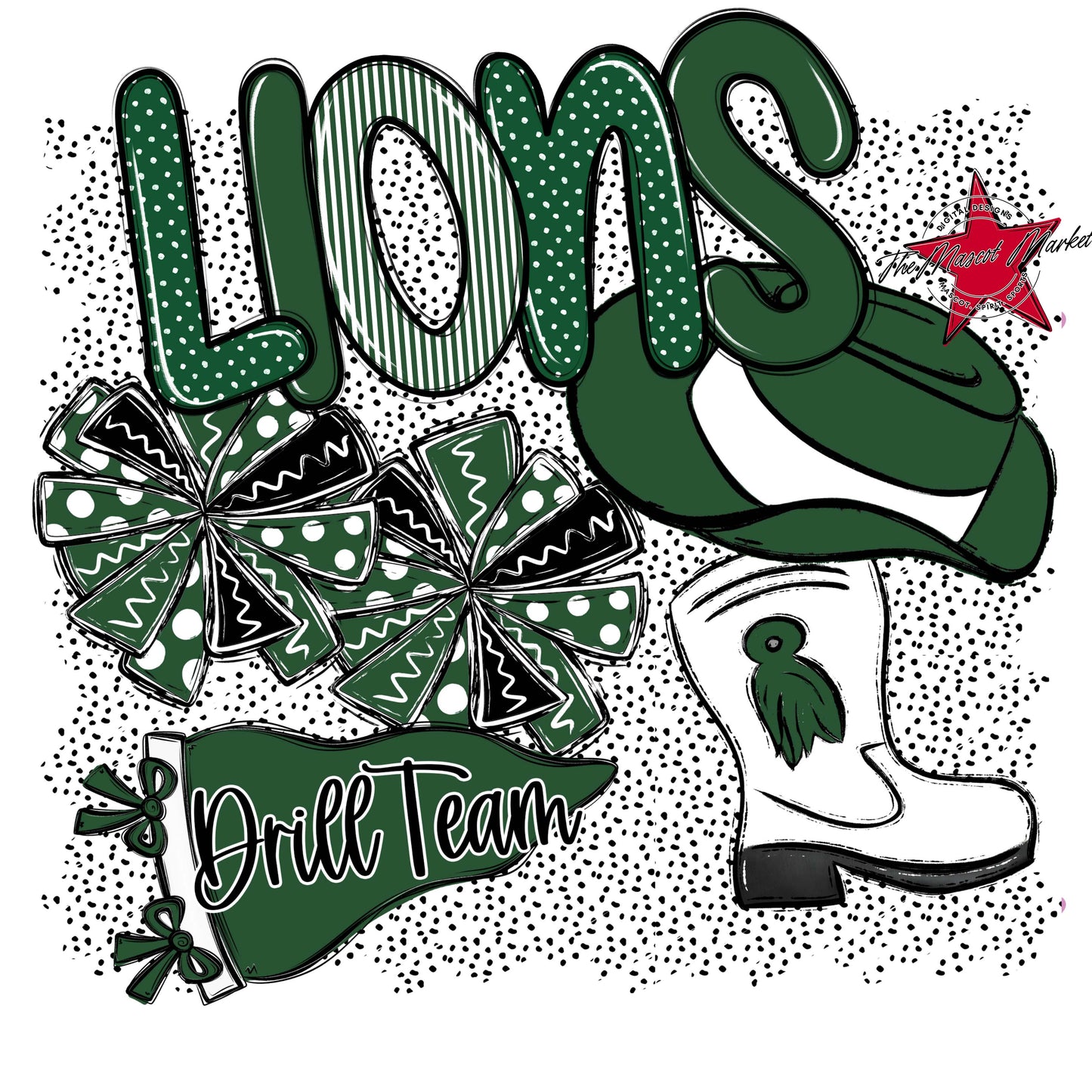 Lions Drillteam Spirit-Green