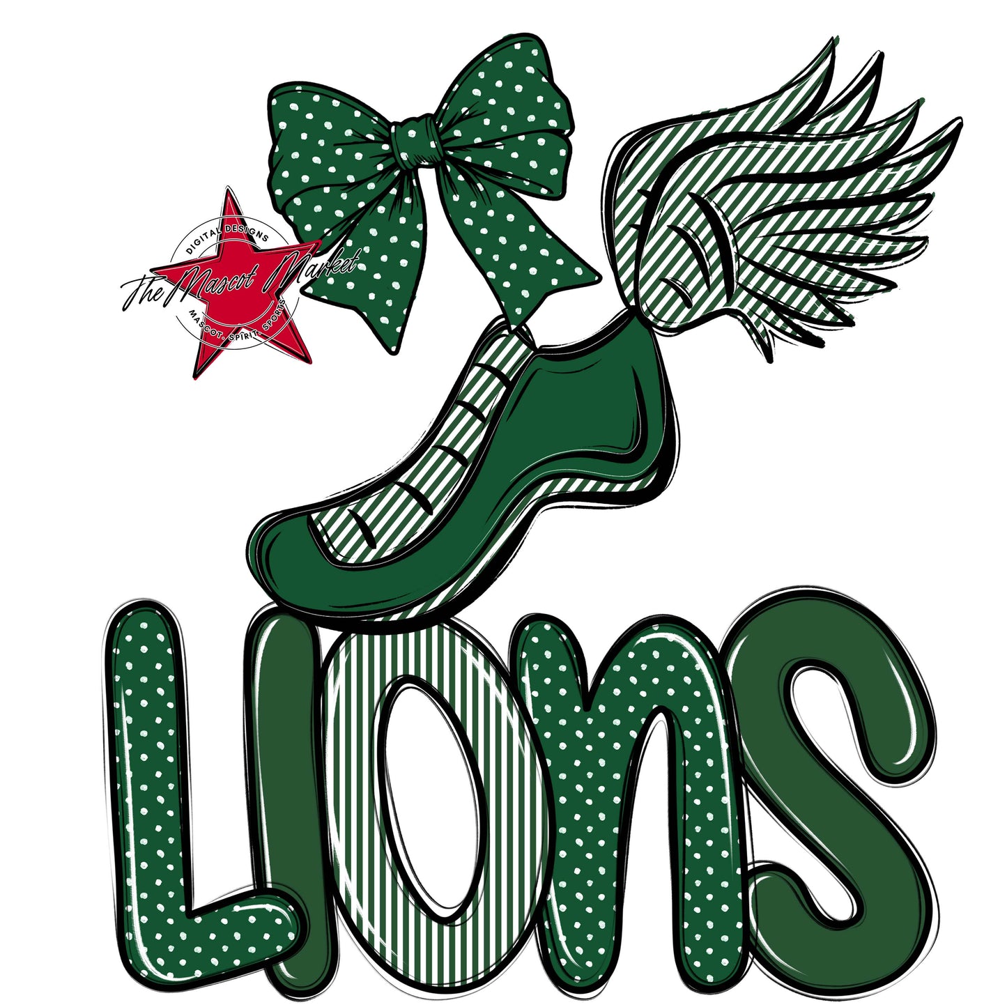 Lions Track Spirit Design-Green