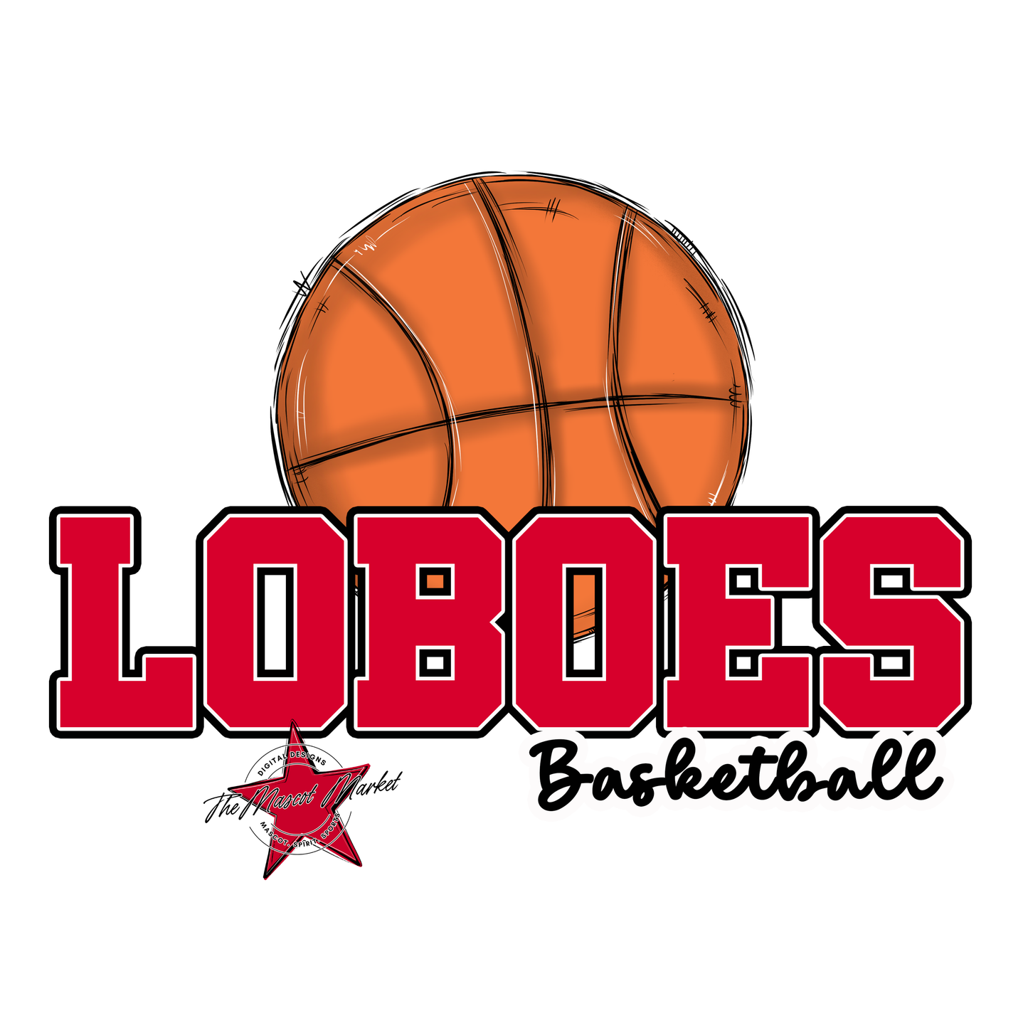 Loboes Varsity Basketball-Red