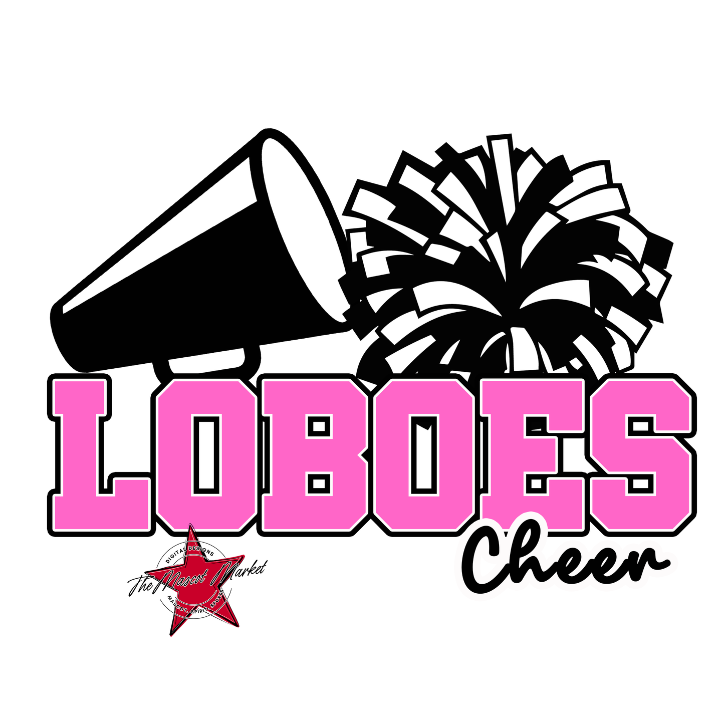 Loboes Varsity Cheer-Baby Pink