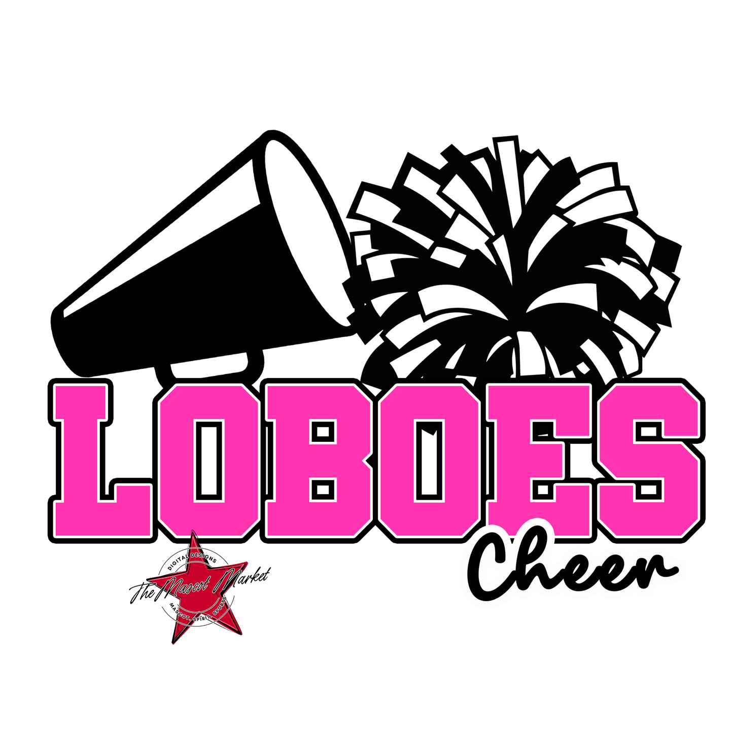 Loboes Varsity Cheer-Pink
