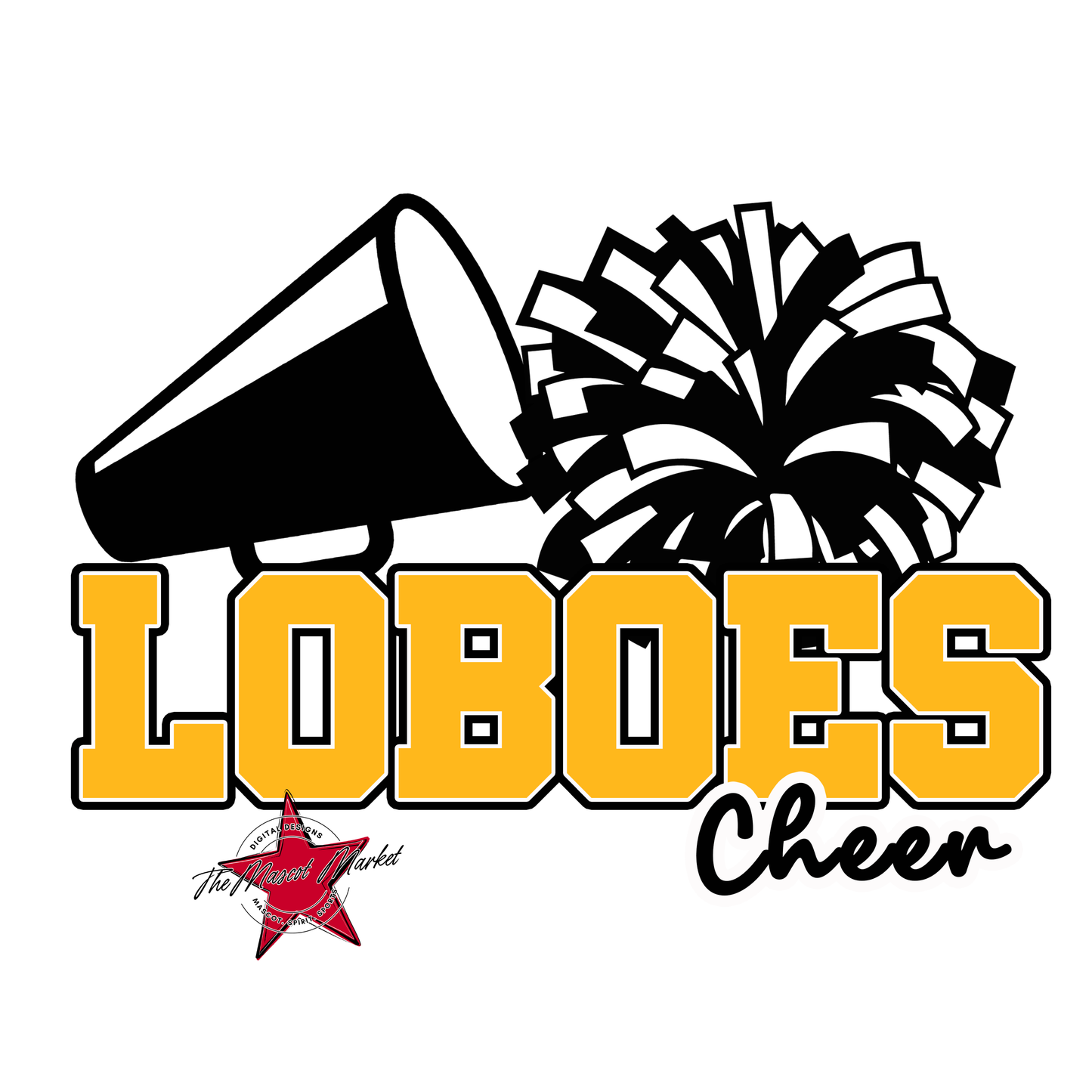 Loboes Varsity Cheer-Yellow