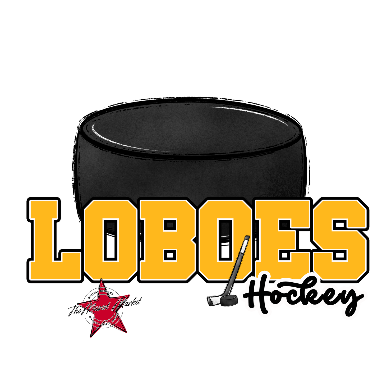 Loboes Varsity Hockey-Yellow