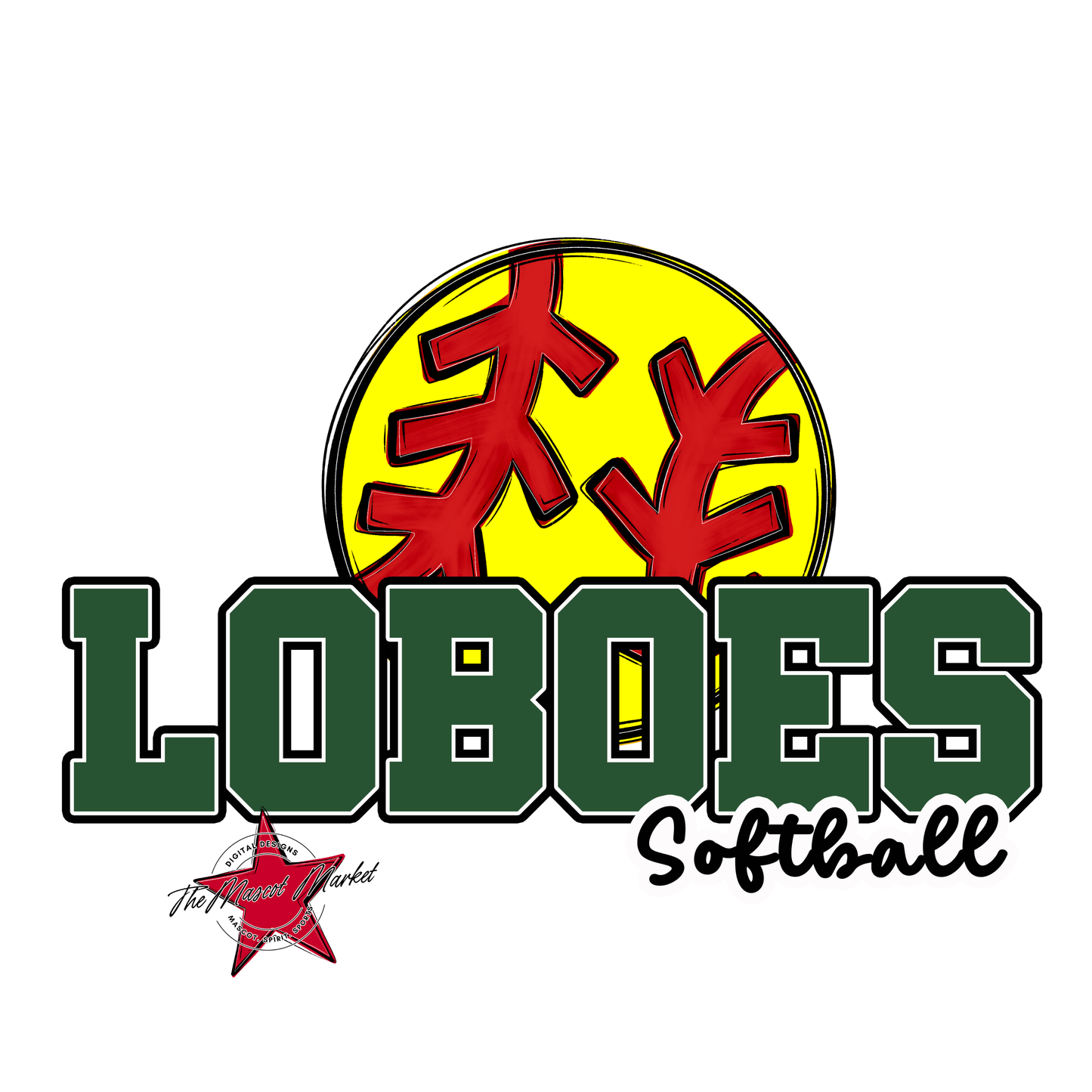 Loboes Varsity Softball-Green