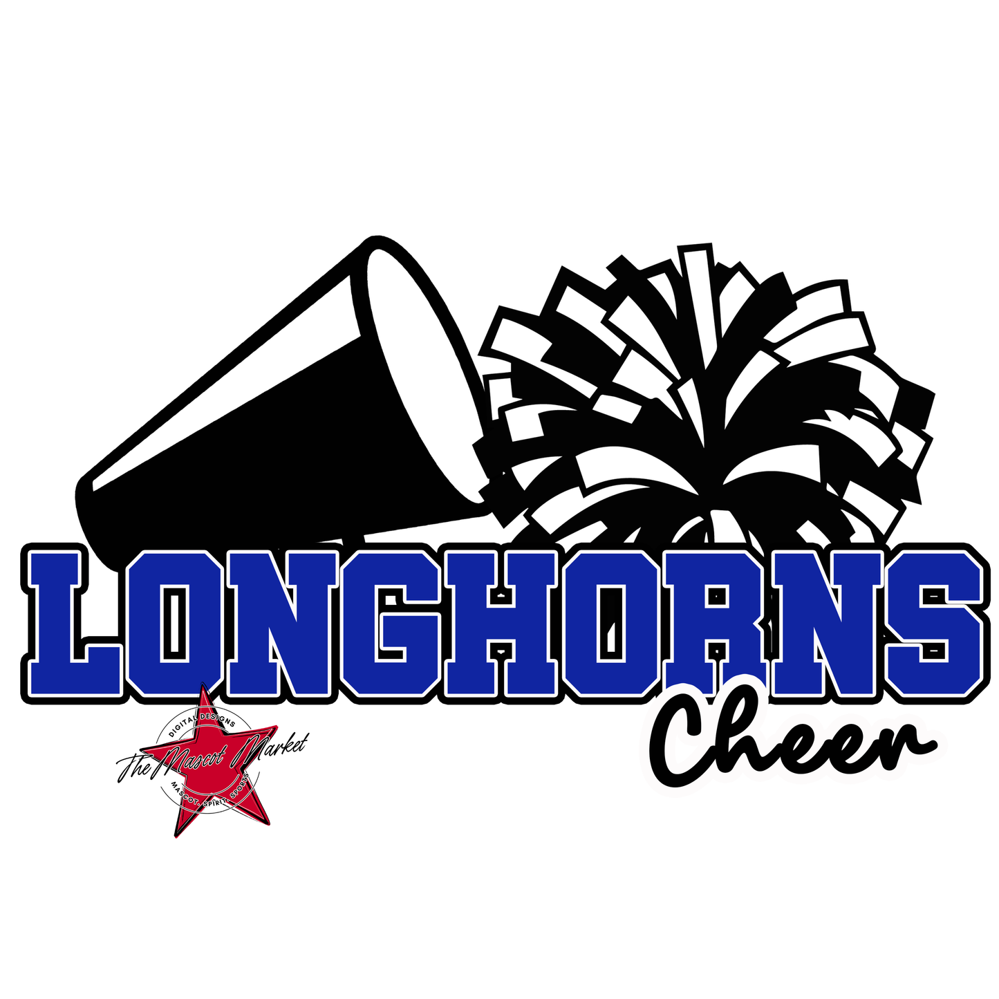 Longhorns Varsity Cheer-Royal Blue