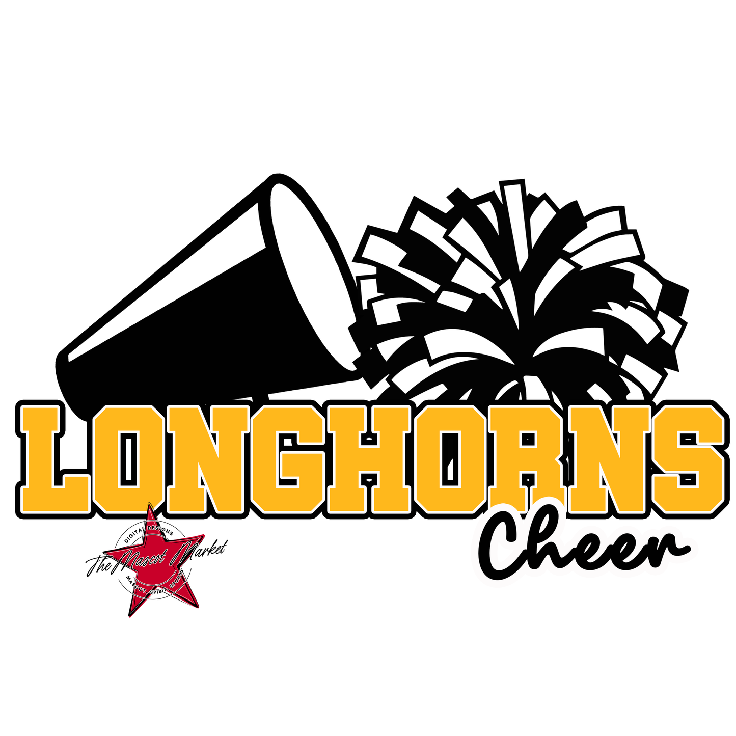Longhorns Varsity Cheer-Yellow