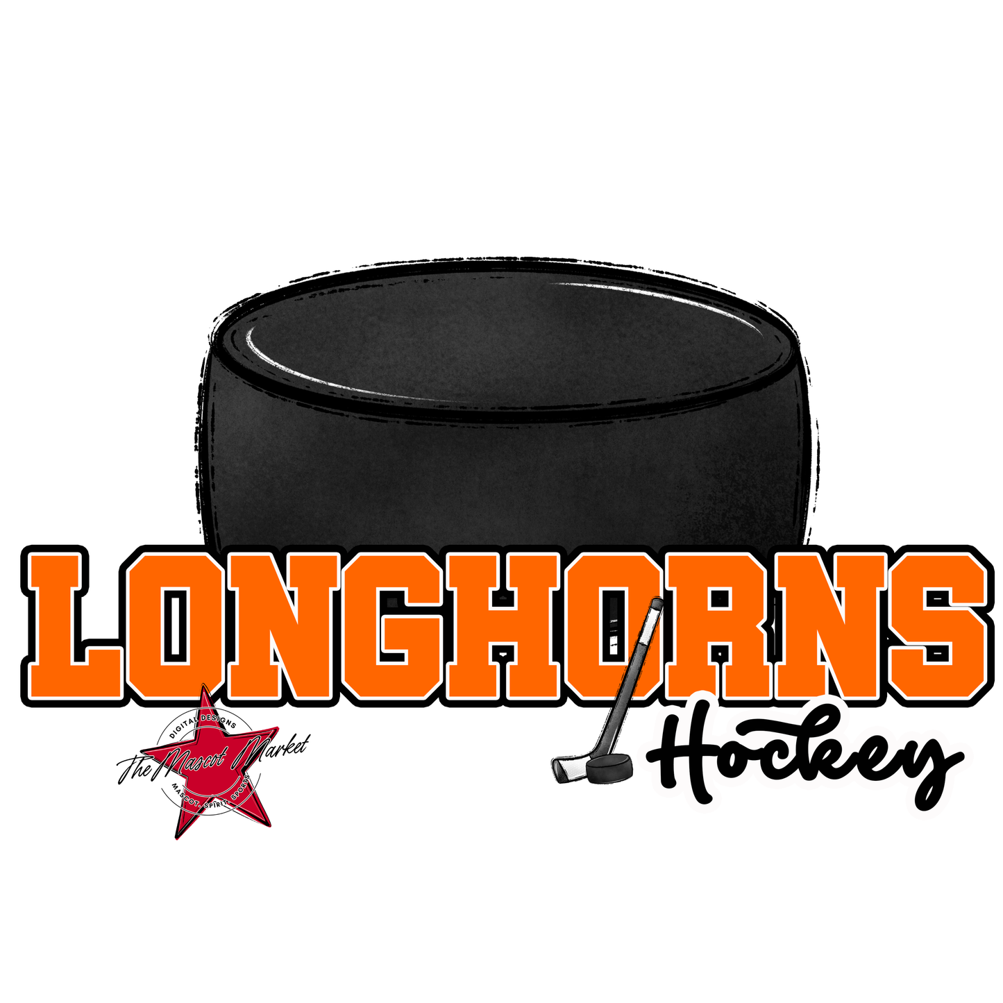 Longhorns Varsity Hockey-Orange