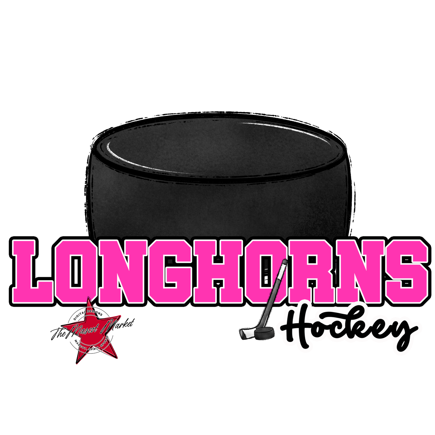 Longhorns Varsity Hockey-Pink