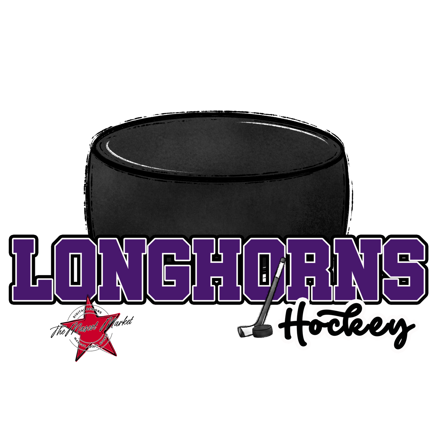 Longhorns Varsity Hockey-Purple