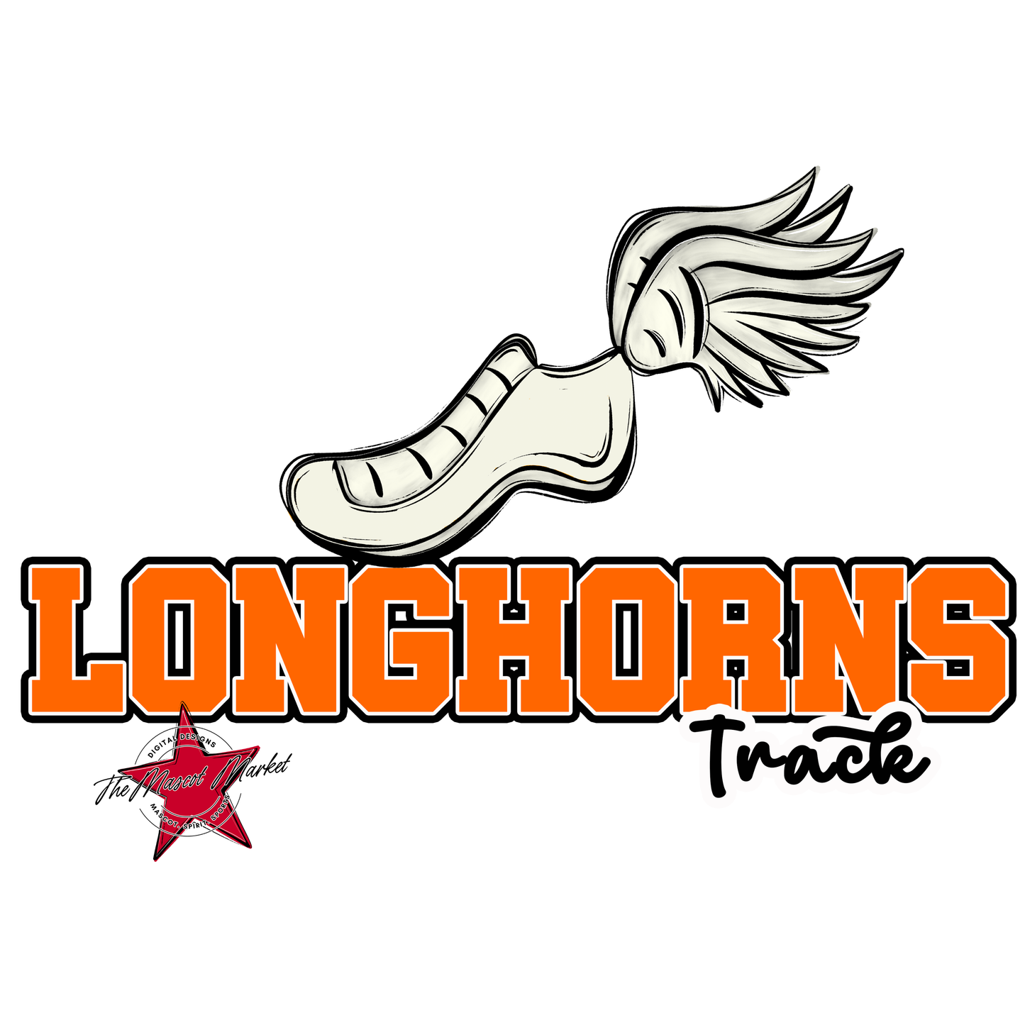 Longhorns Varsity Track-Orange