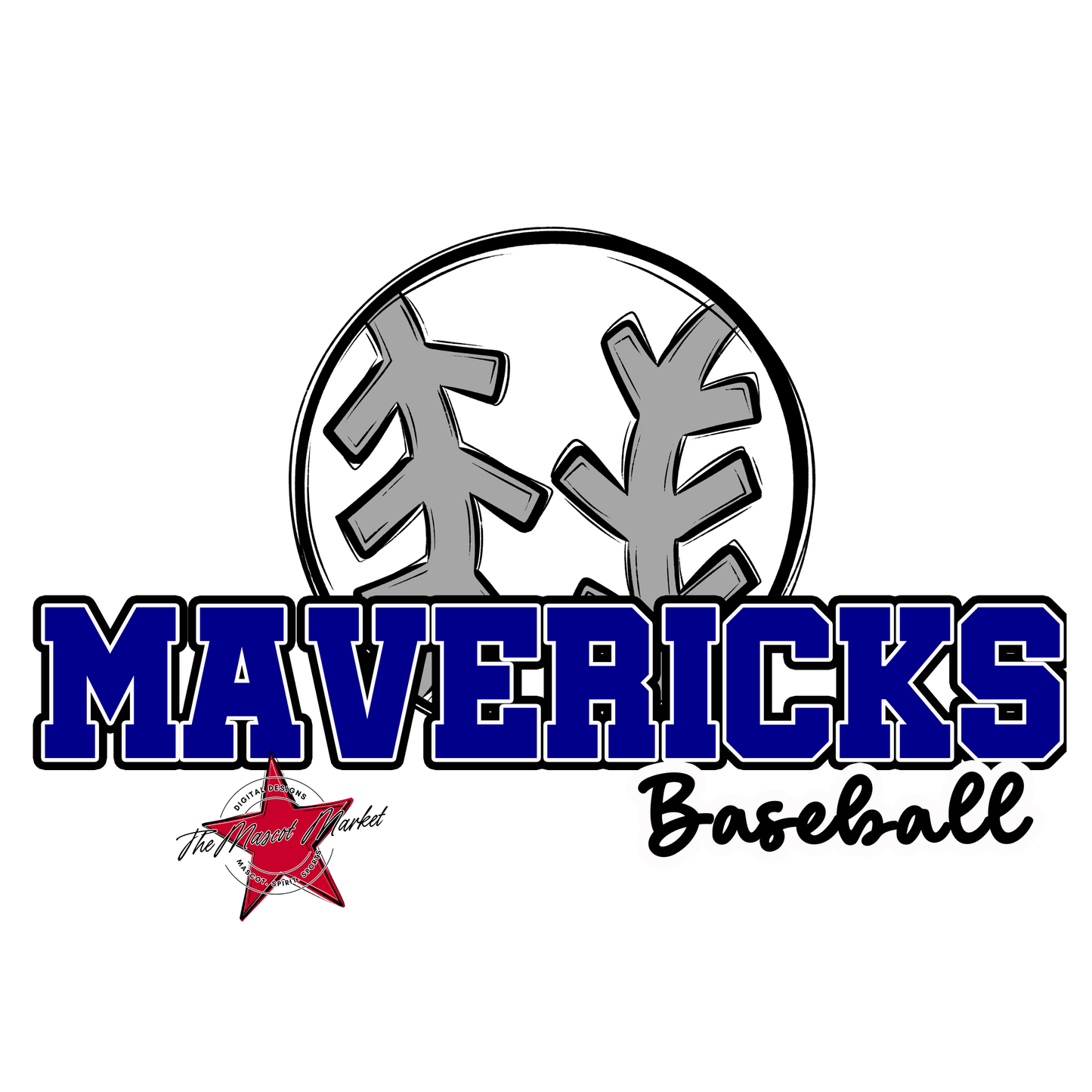 Mavericks Varsity Baseball-Blue