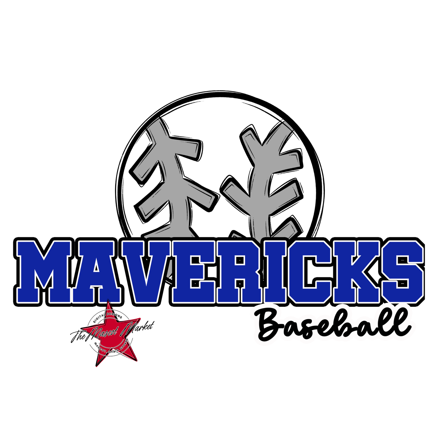 Mavericks Varsity Baseball-Royal Blue