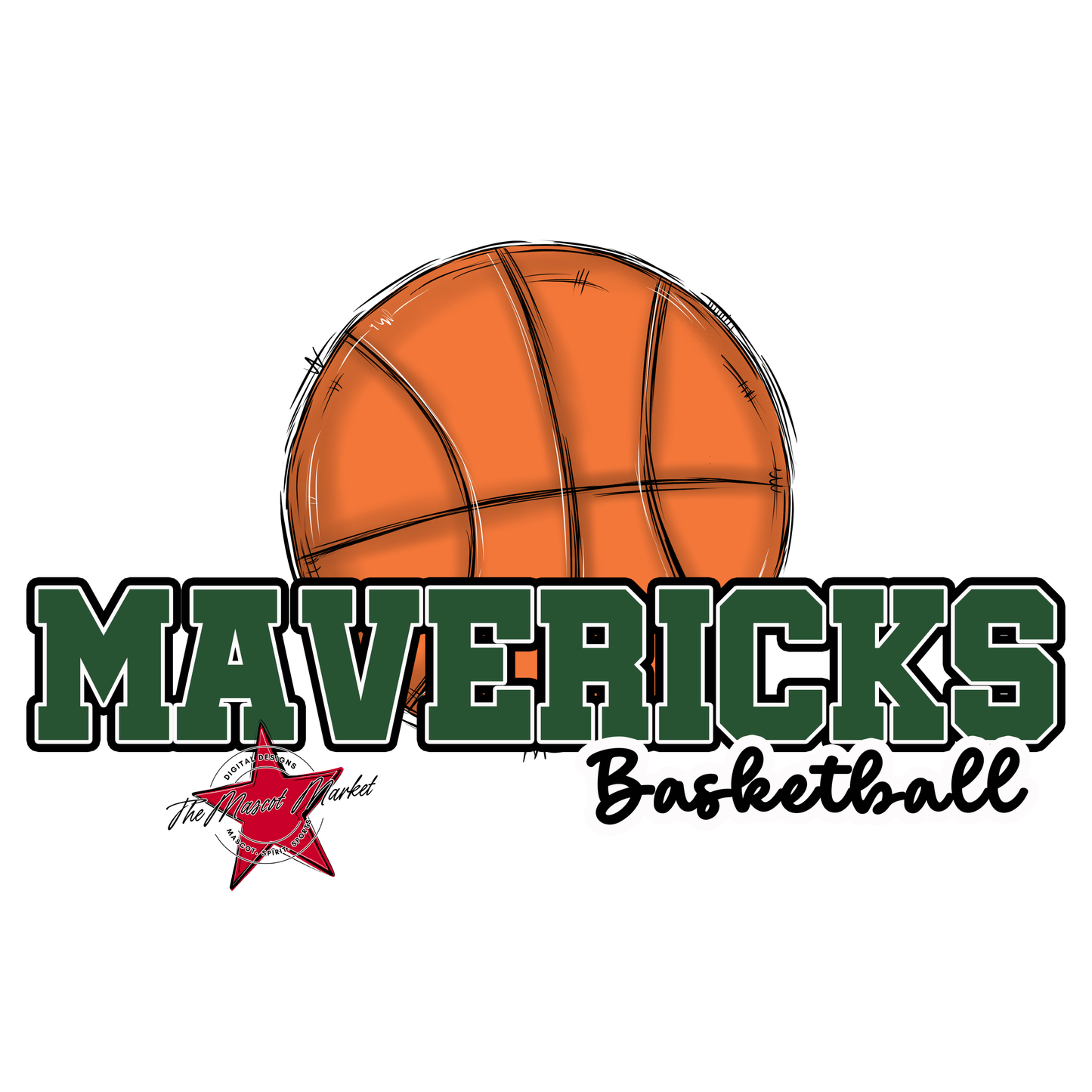 Mavericks Varsity Basketball-Green