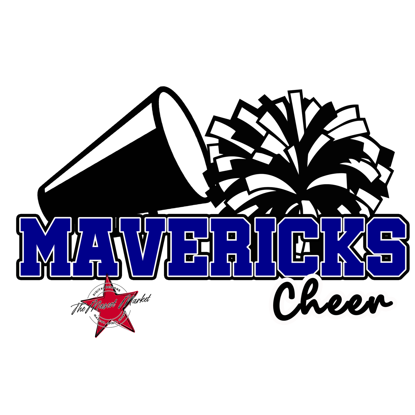 Mavericks Varsity Cheer-Blue