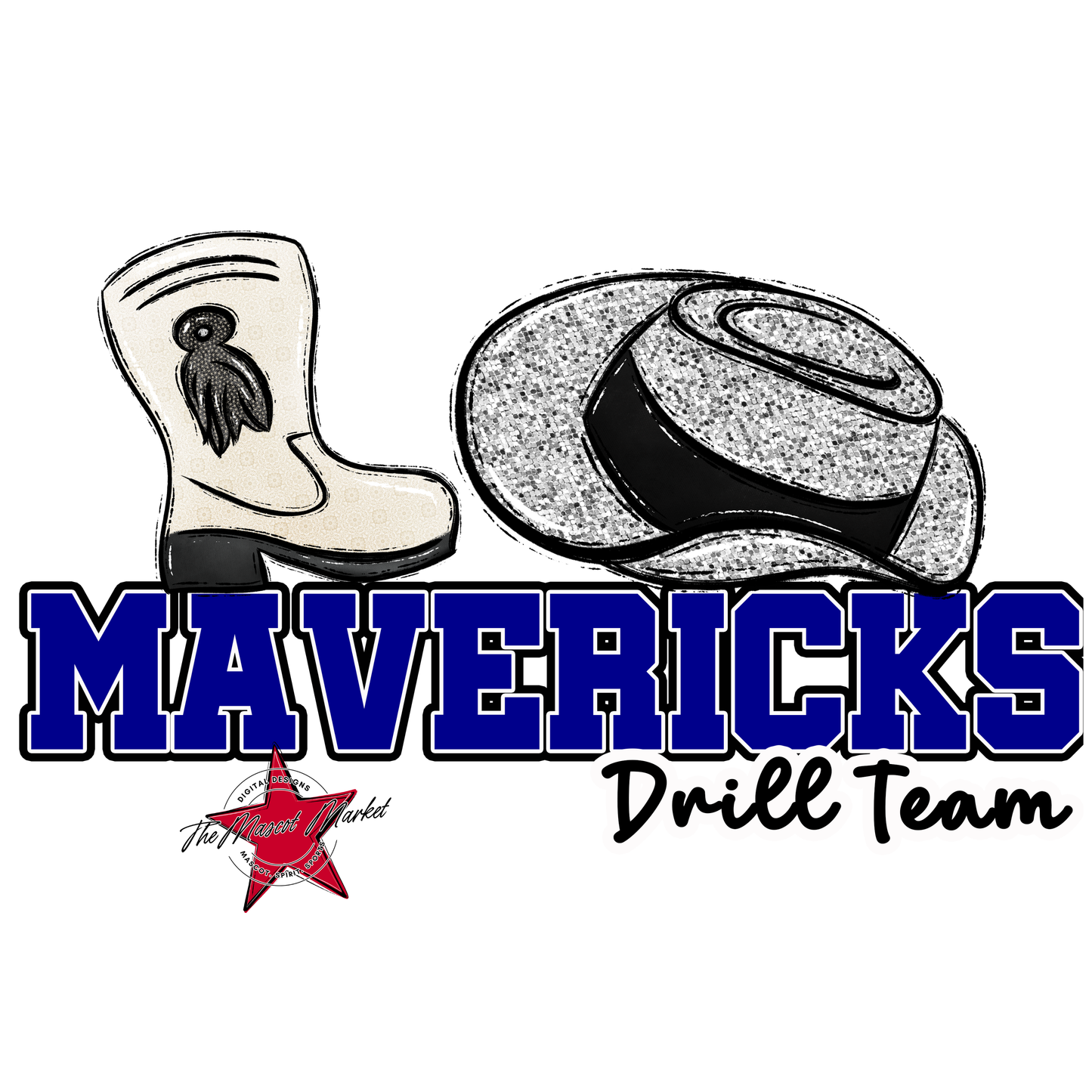 Mavericks Varsity Drillteam-Blue