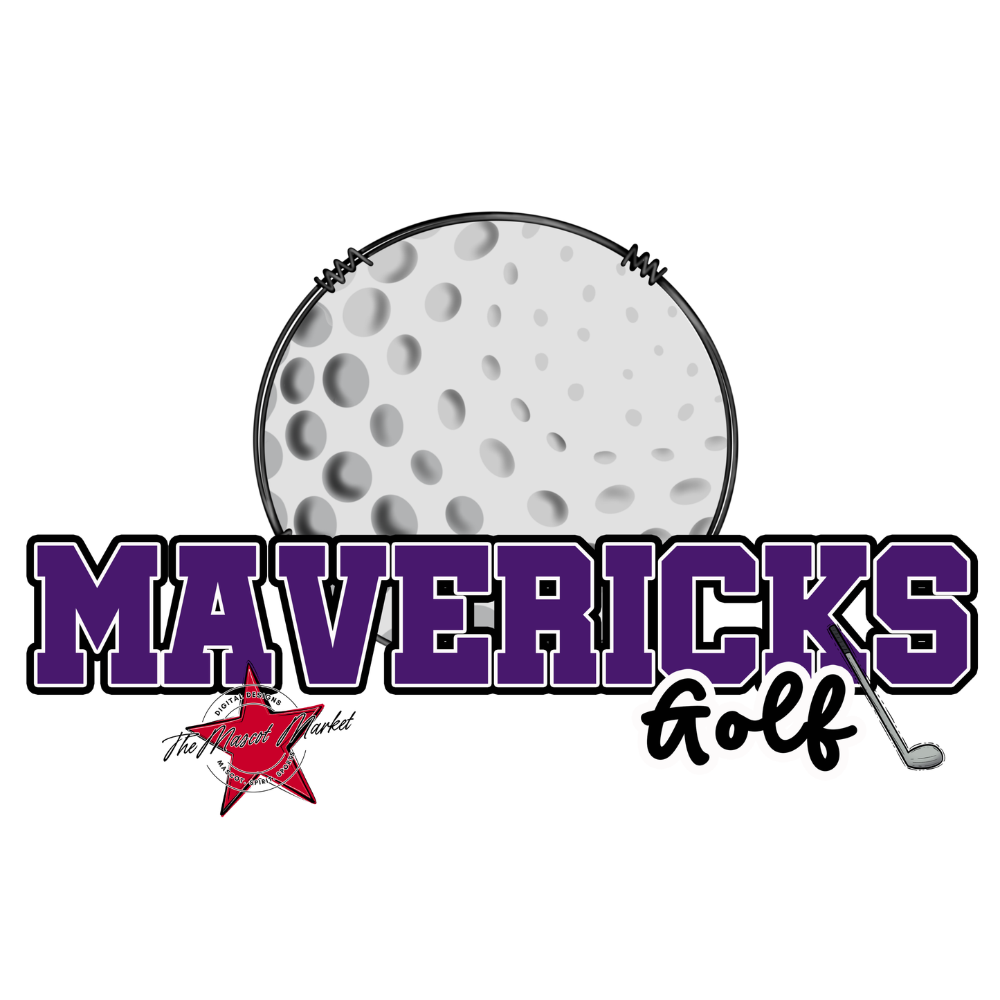 Mavericks Varsity Golf-Purple
