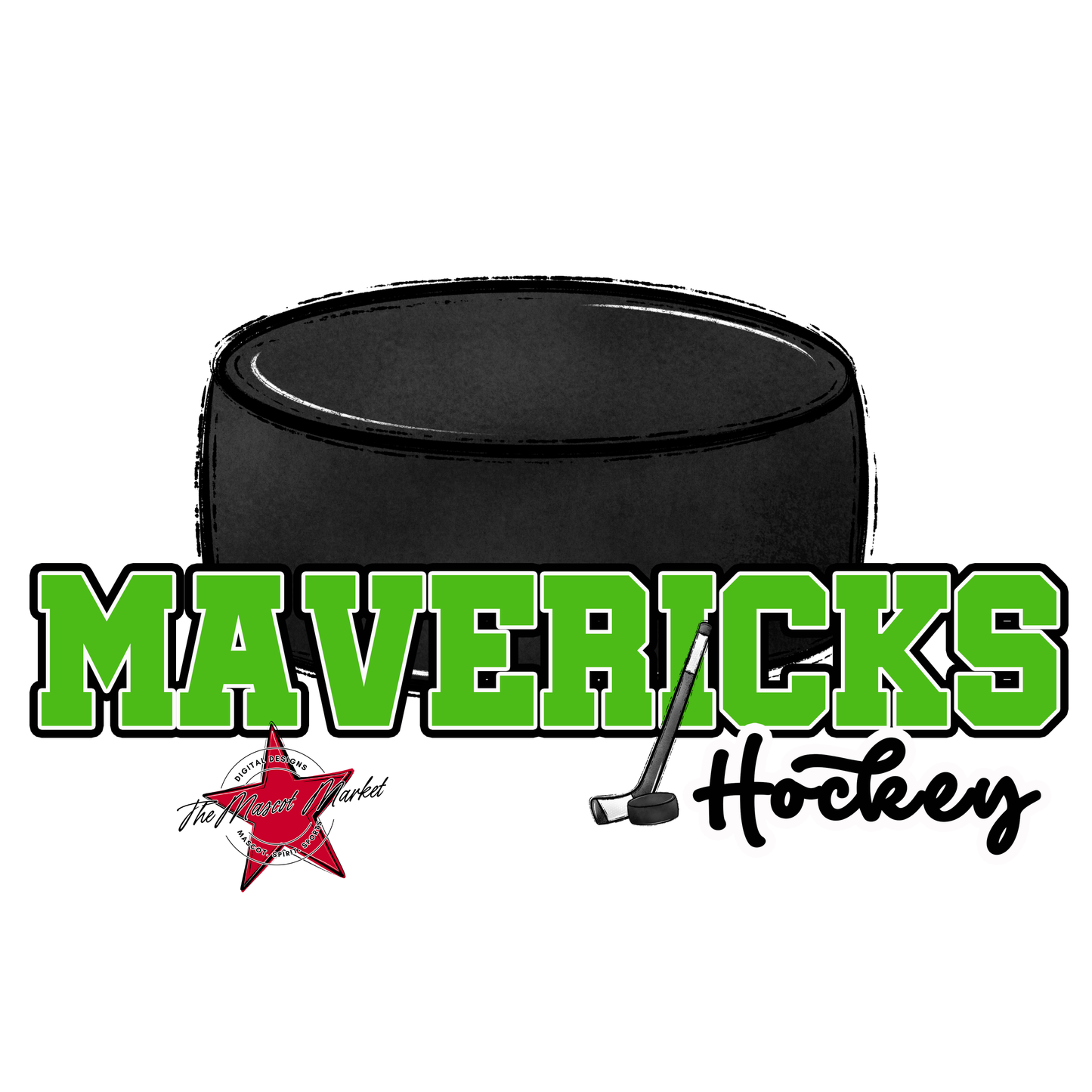 Mavericks Varsity Hockey-Bright Green