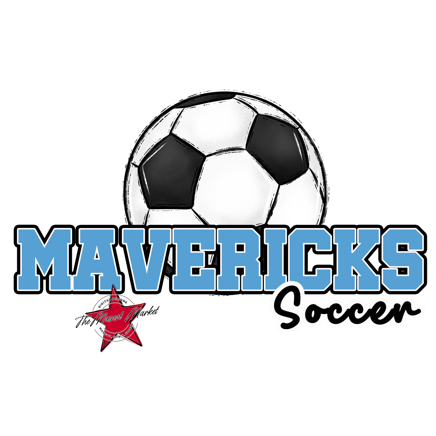 Mavericks Varsity Soccer-Carolina Blue