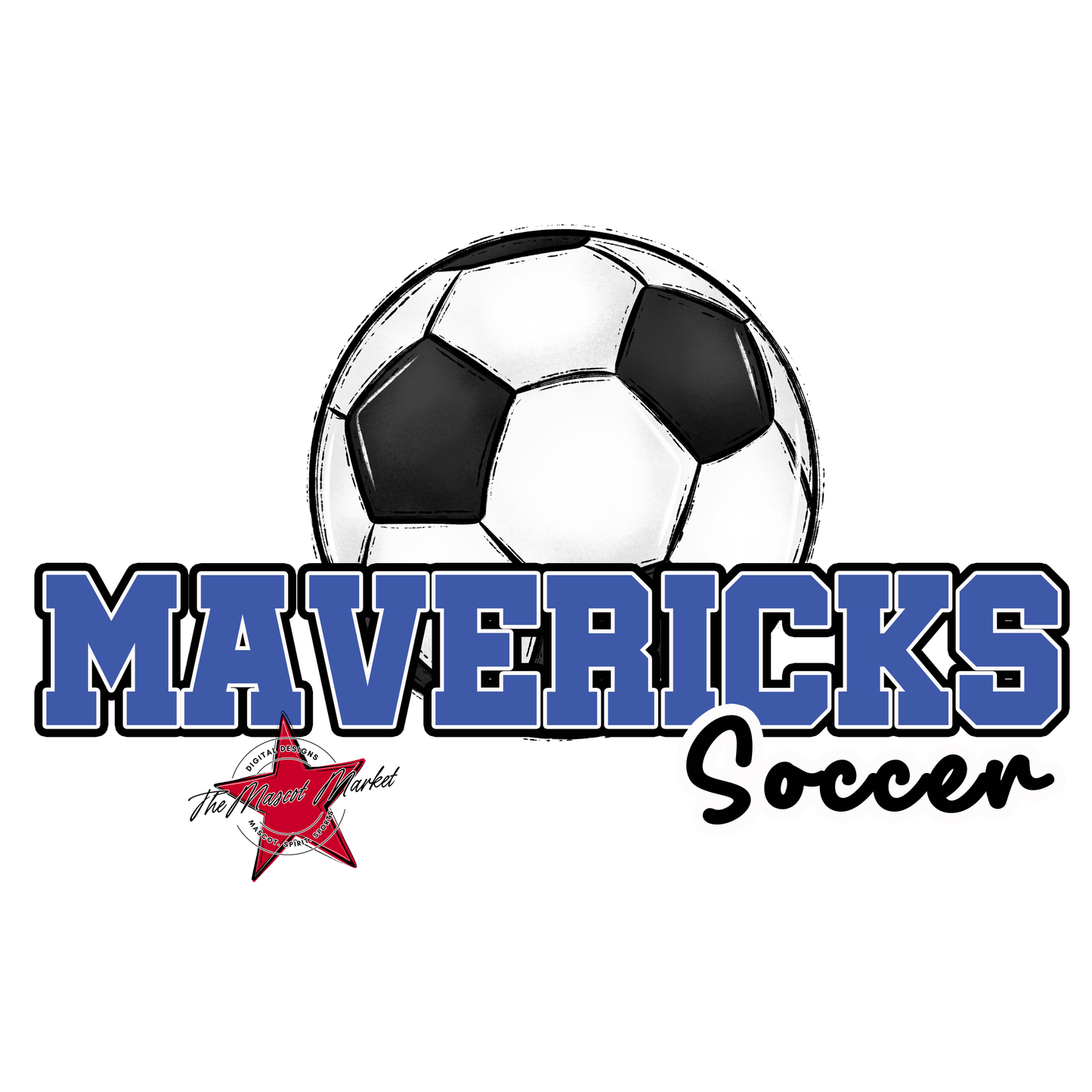 Mavericks Varsity Soccer-Off Blue