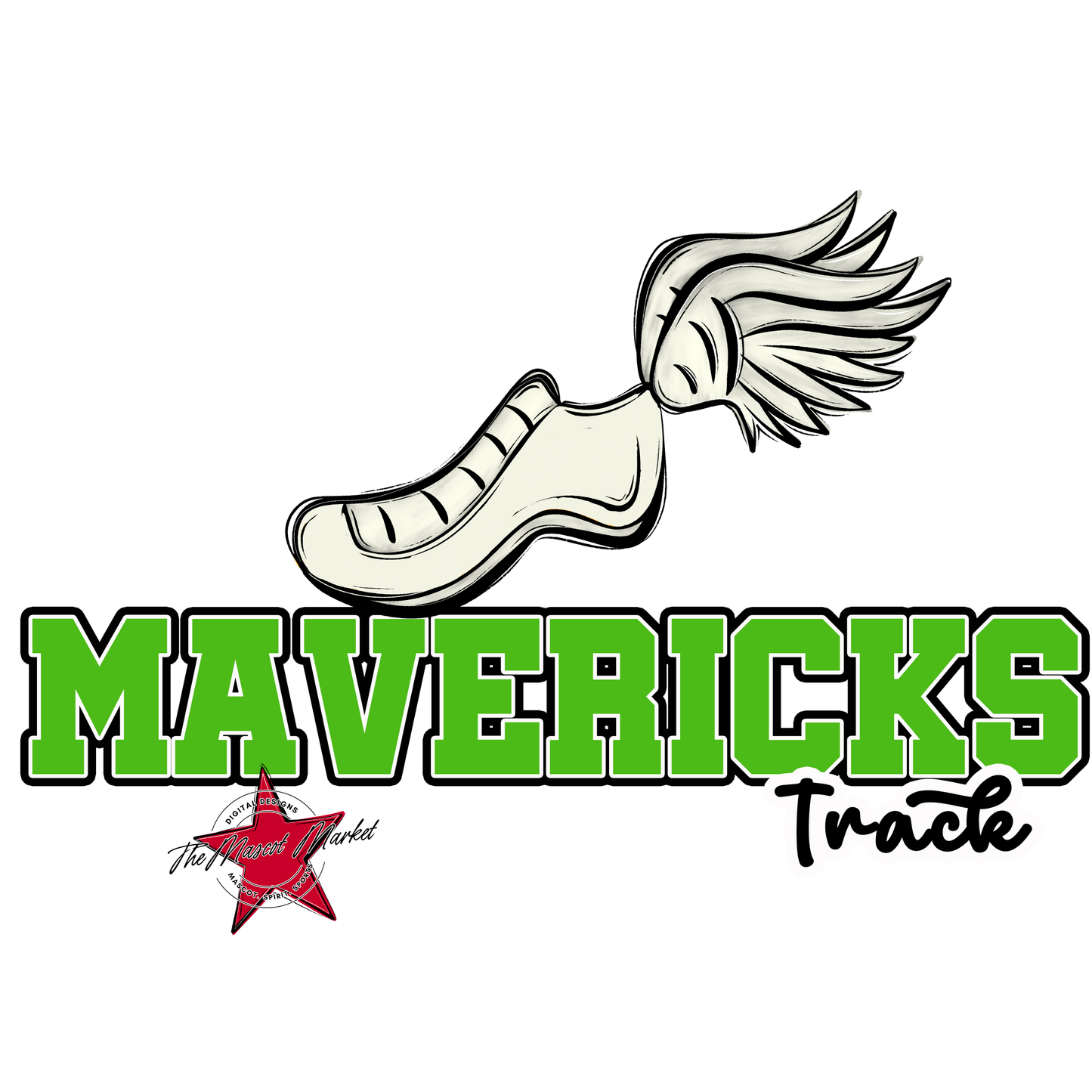 Mavericks Varsity Track-Bright Green