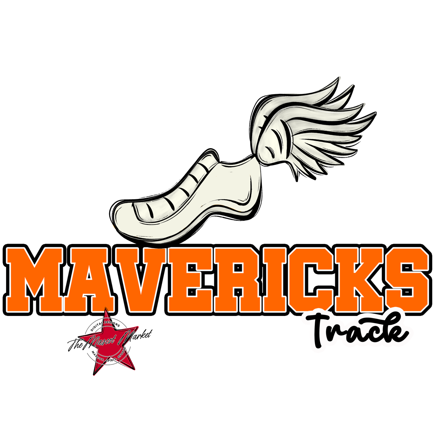 Mavericks Varsity Track-Orange