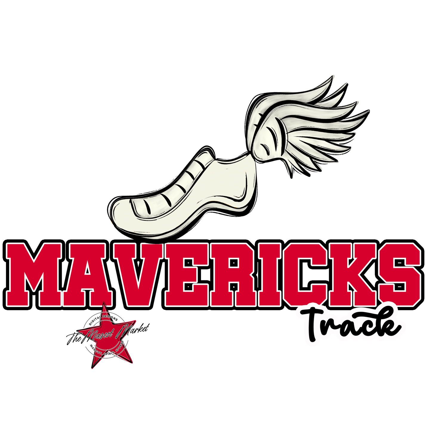 Mavericks Varsity Track-Red