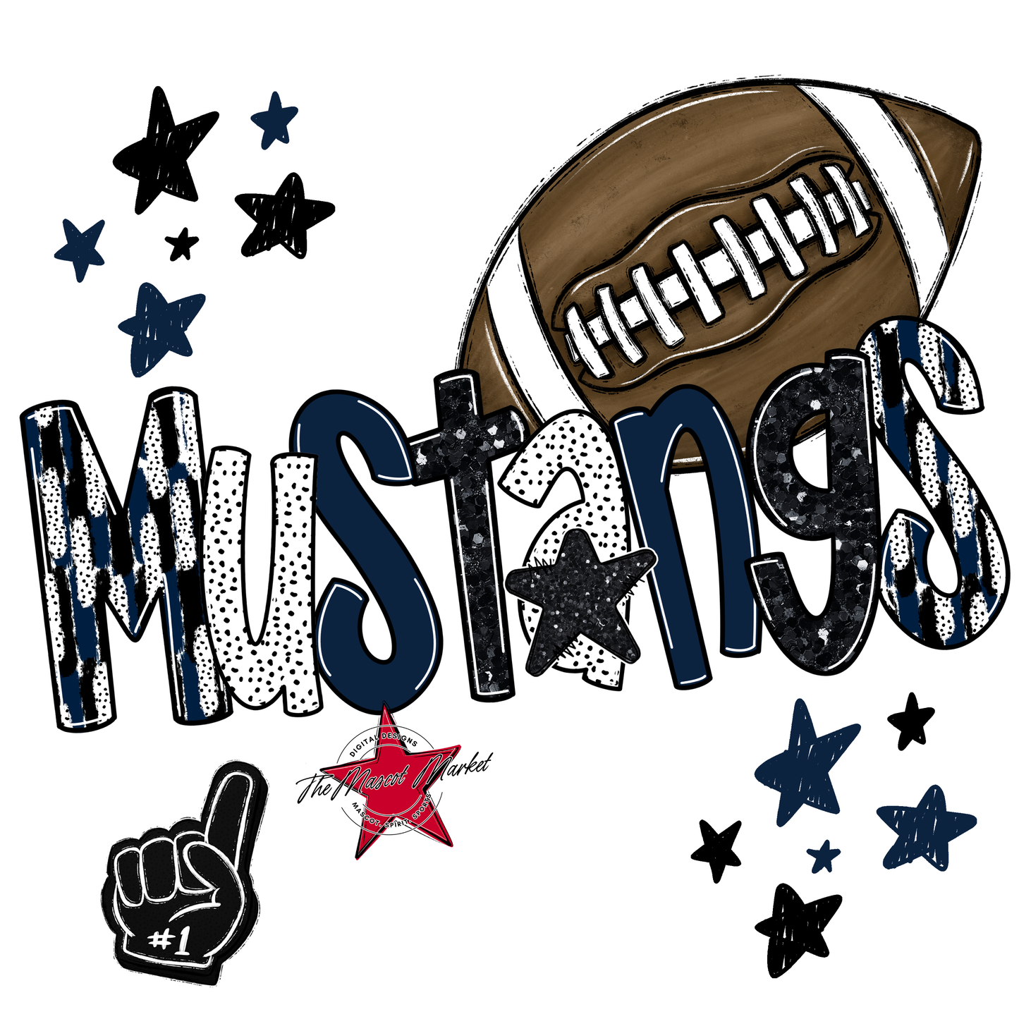 Mustangs Football Scrape-Navy