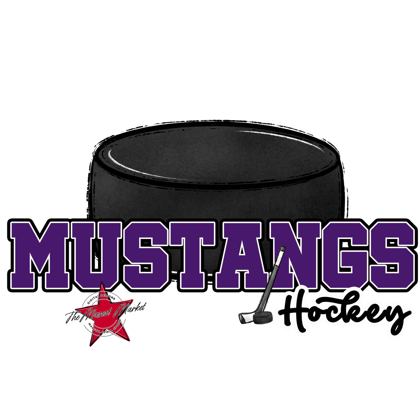 Mustangs Varsity Hockey-Purple
