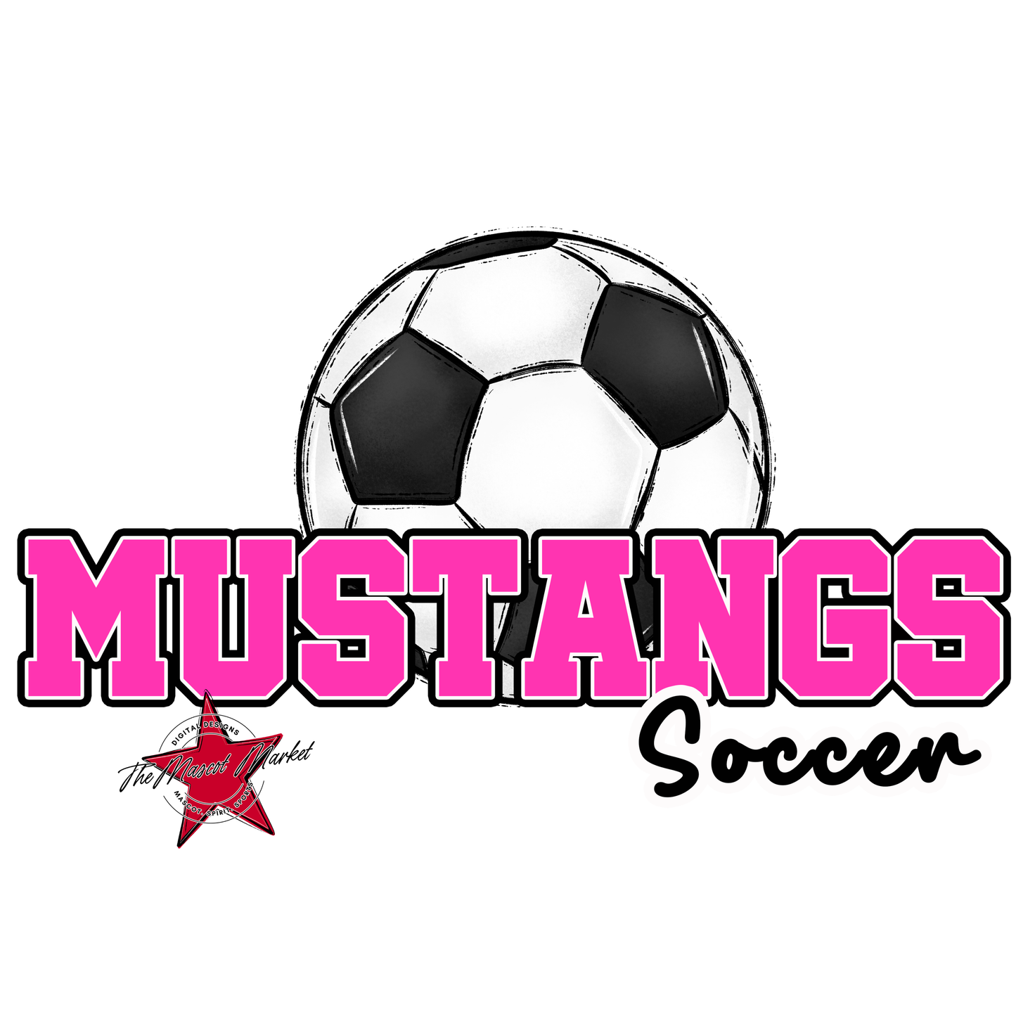 Mustangs Varsity Soccer-Pink