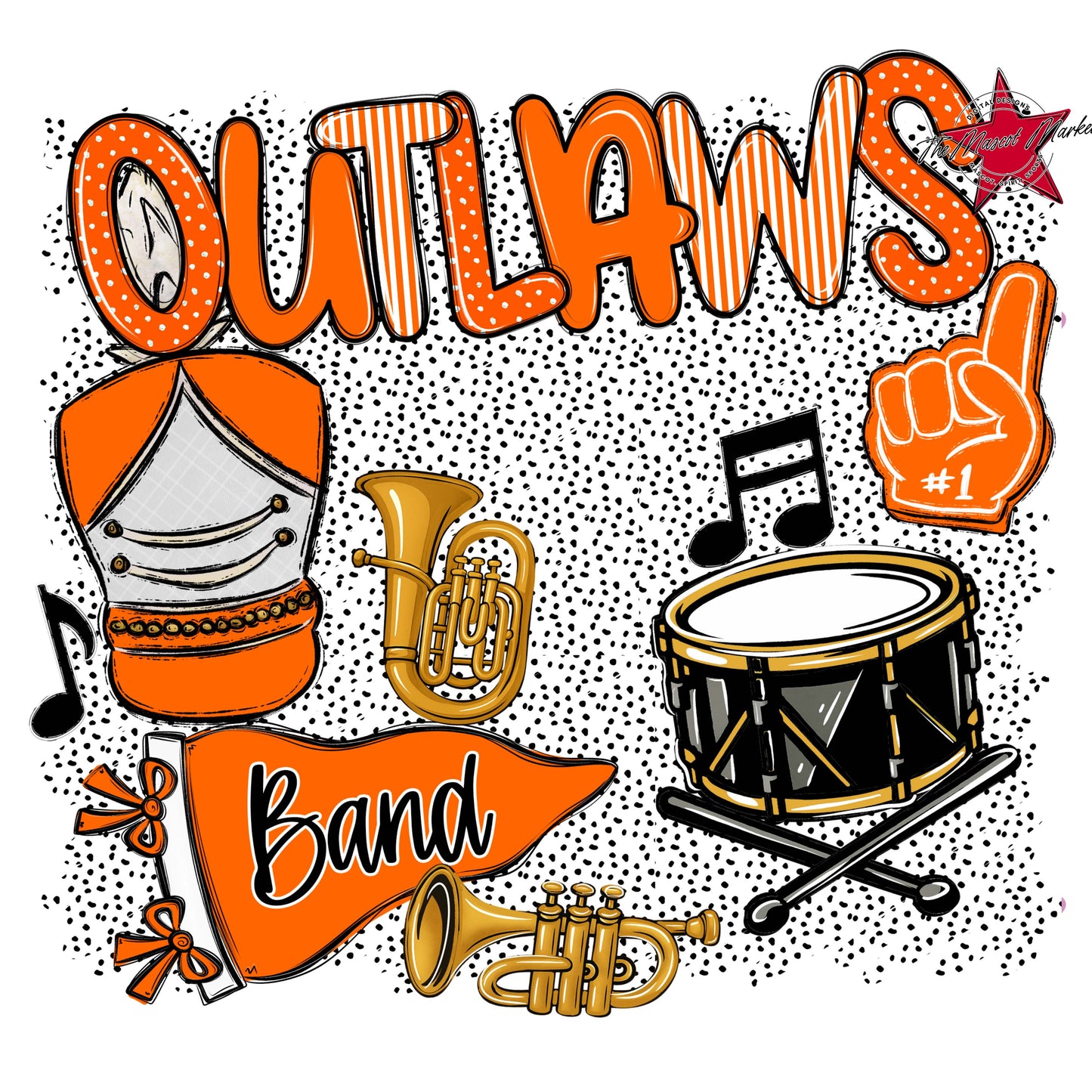 Outlaws Band Spirit-Orange