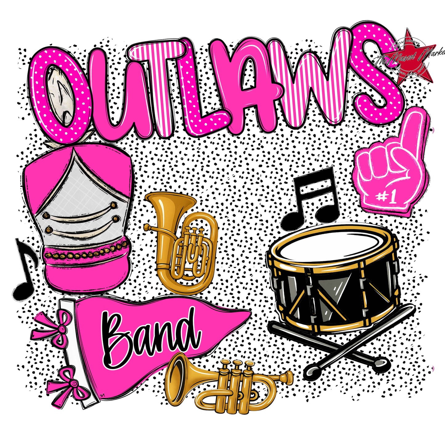 Outlaws Band Spirit-Pink