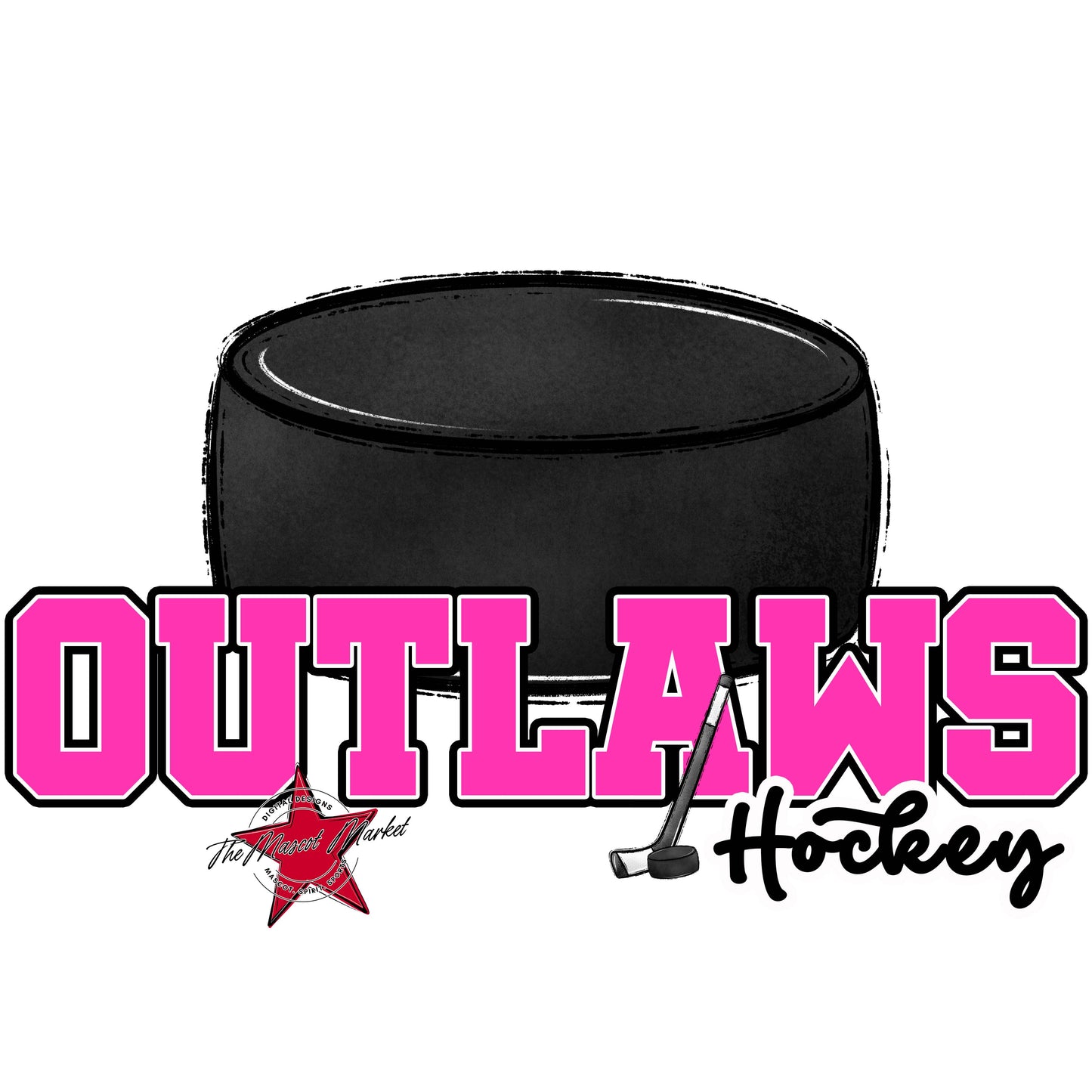 Outlaws Varsity Hockey-Pink