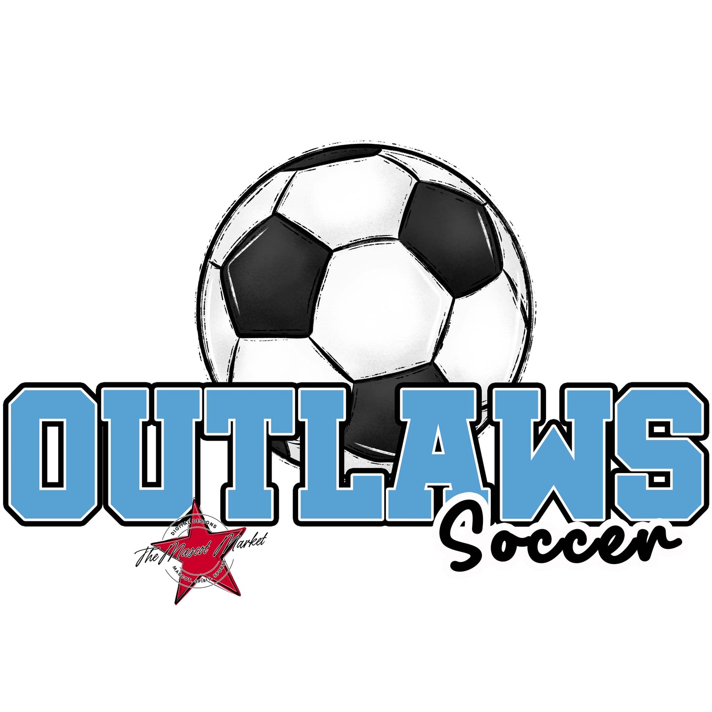 Outlaws Varsity Soccer-Carolina Blue