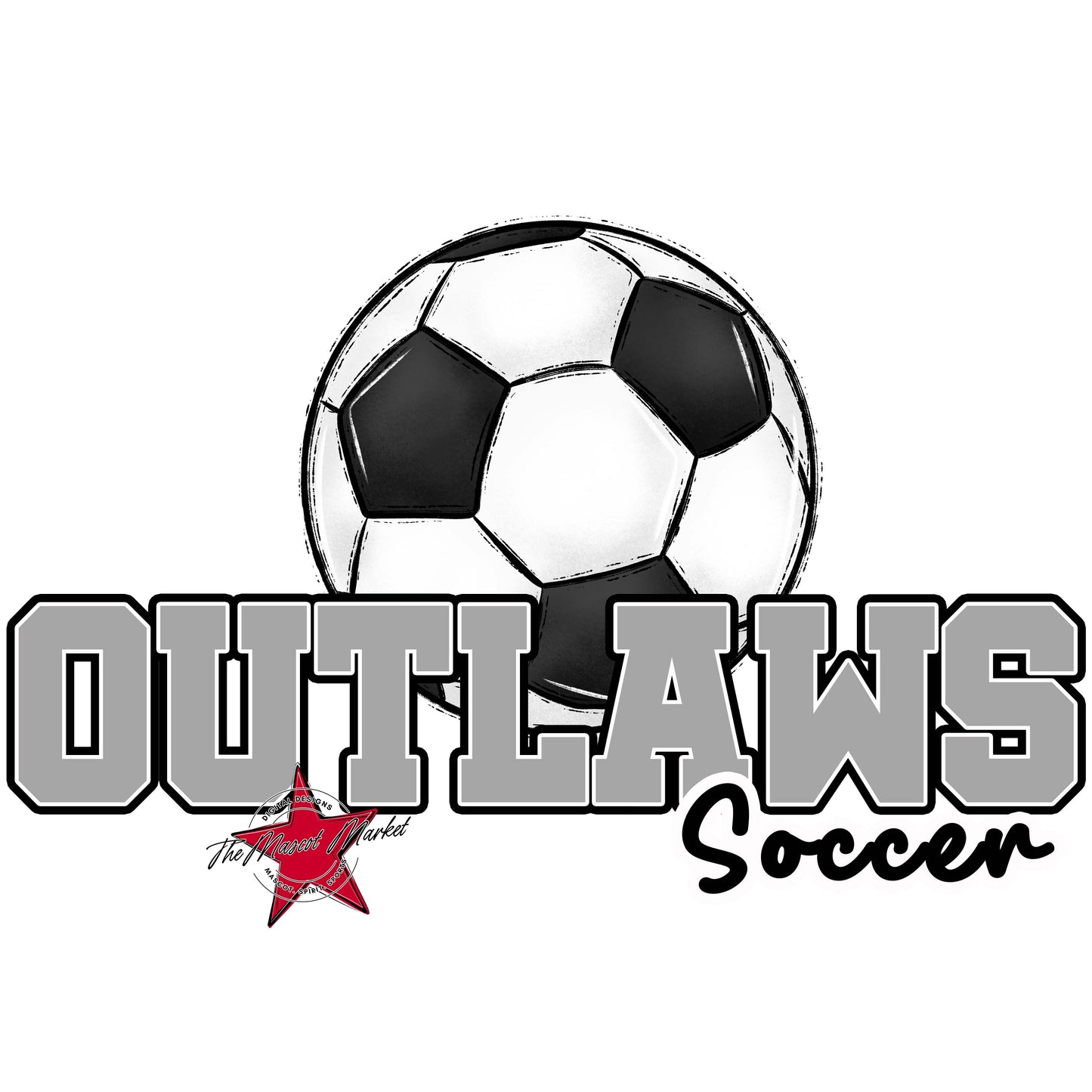 Outlaws Varsity Soccer-Grey