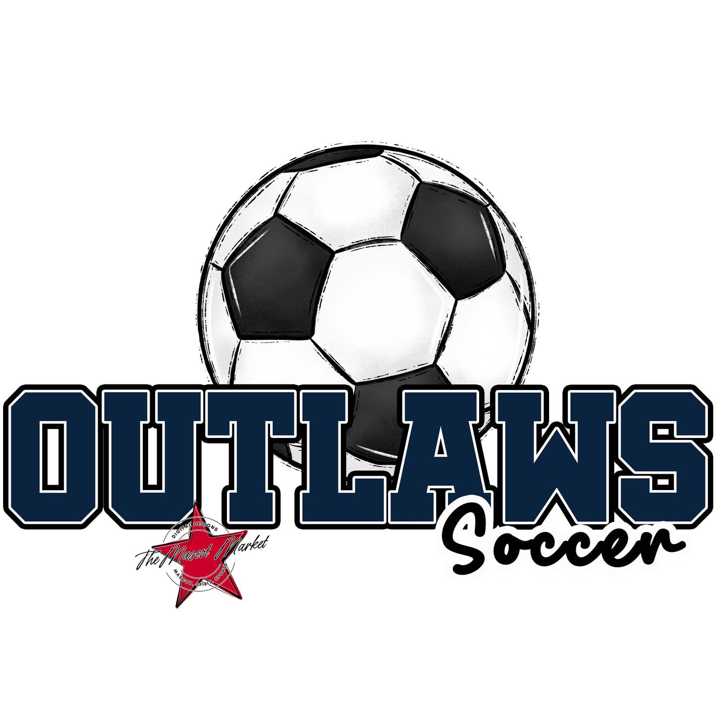 Outlaws Varsity Soccer-Navy
