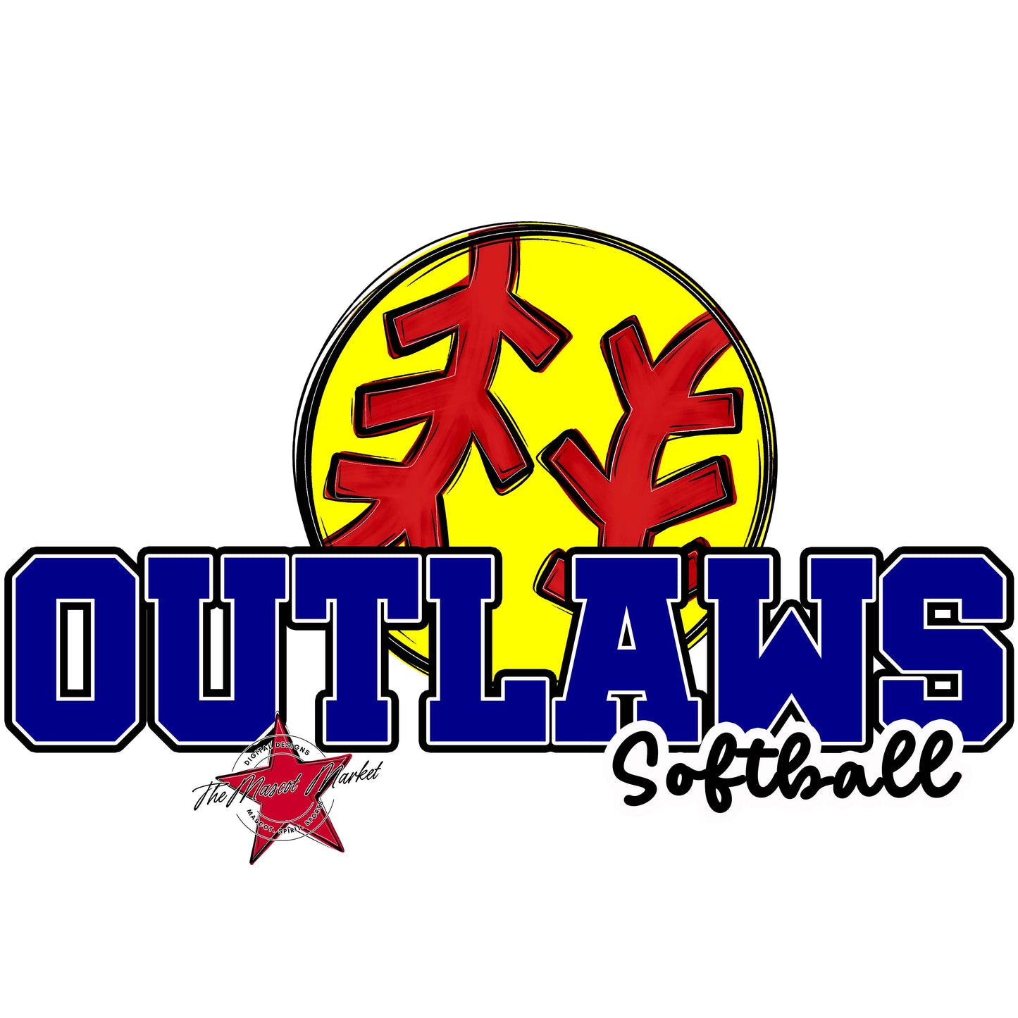 Outlaws Varsity Softball-Blue