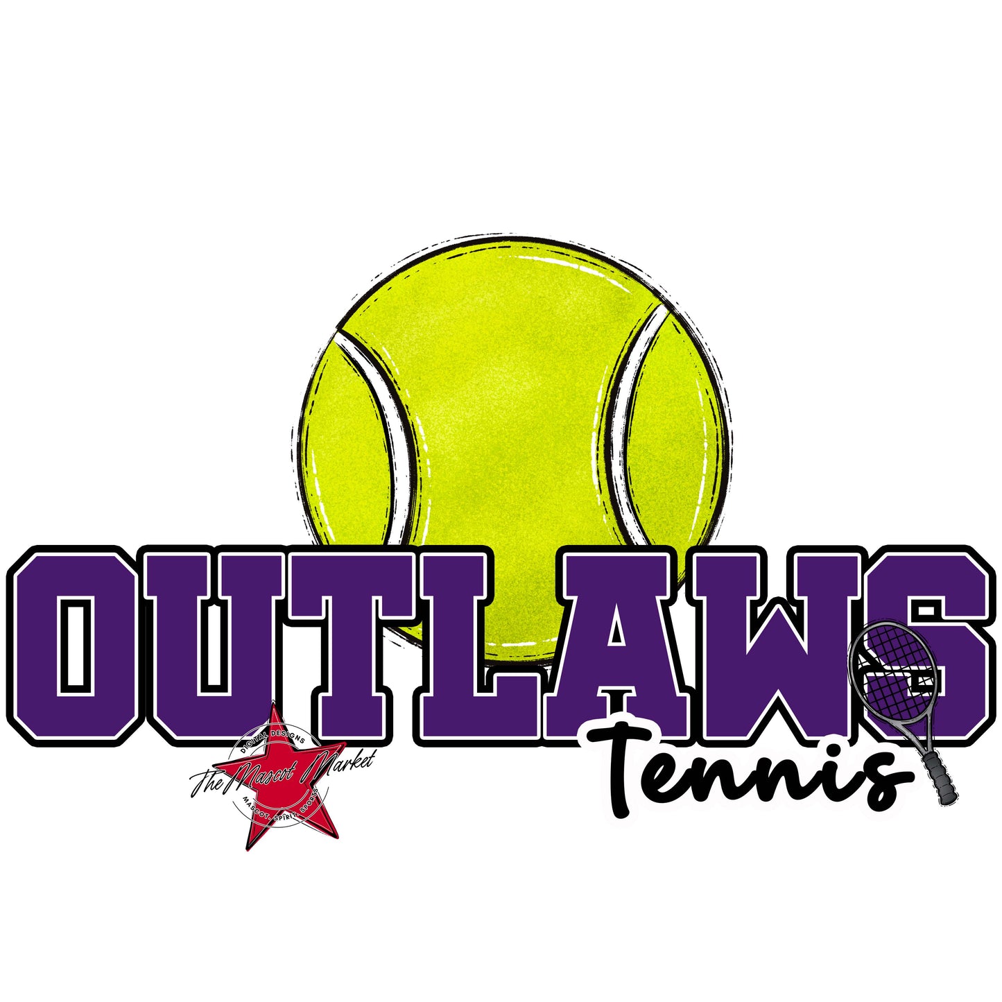 Outlaws Varsity Tennis-Purple
